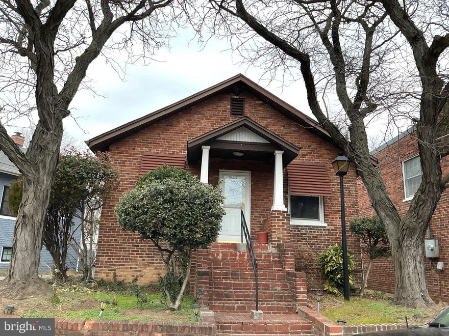 Welcome to 520 E Mount Ida Ave. This 2 bedroom, one bath home with an unfinished basement is perfectly located in the Potomac Yards Corridor and is an exceptional value in  sought -after Del Ray. This property presents a rare opportunity for investors, builders, or buyers seeking a renovation or redevelopment project in one of the most desirable neighborhoods, is livable, with a lot of TLC.  Situated on a 3,374 sq ft lot with a shared driveway( city records indicates the driveway ownership is with 520.) The home offers the flexibility for those looking to remodel the existing brick structure, or rebuild on the current footprint with the potential to add an additional level. (Buyer to verify zoning, setbacks, and building options.  The unfinished basement provides additional opportunity to reimagine the space. This property carries a total tax assessment of $707,391, with a reverse mortgage payoff estimated approximately $65,000 less., creating a compelling upside for the right Buyer. This is a strictly "AS IS" sale. Seller will make no repairs. This property is ideal for Buyers with  vision who understand Del Ray's strong long-term value and redevelopment appeal. This prime location is near shops, dining, parks, major commuter routes, and all that Alexandria has to offer.  Minutes to Old Towne, The Waterfront,  Reagan National Airport, and Interstates  I495, and  95.