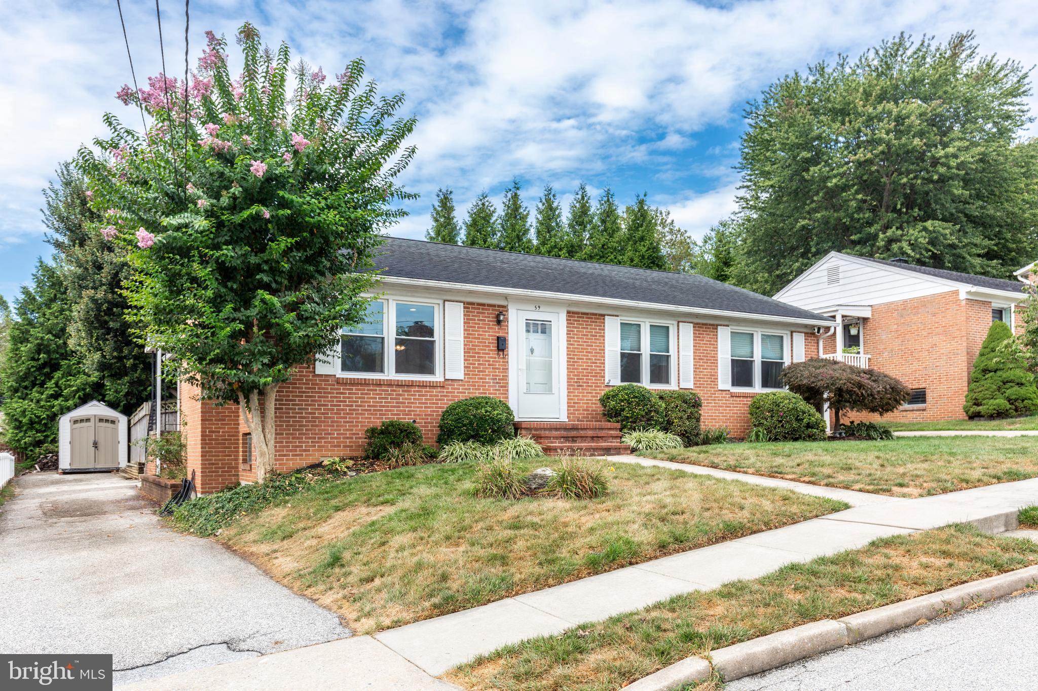 This fantastic brick rancher offers an impressive amount of space with three bedrooms plus a main-level office or nursery, along with three full baths (two on the main level and one downstairs). Built in 1963, the home still carries plenty of charm, including an added walk-in closet in the primary bedroom, while also featuring thoughtful updates throughout.
The main level will surprise you with its generous square footage—much more spacious than it appears from the outside. The remodeled kitchen showcases an open layout with granite counters, new cabinets, a brand-new gas stove and dishwasher (2025), new lighting, and a refrigerator with ice maker (2023). The living room highlights a beautiful brick fireplace and hearth, replacement windows, new lighting, and gleaming hardwood floors. A large family room provides easy access to the fenced backyard, perfect for gatherings or relaxing evenings.
The finished lower level expands your entertaining options with a large recreation room, a huge storage area, plus an additional storage room with its own private entrance.
Located close to Westminster's King Park, you’ll enjoy access to a playground, volleyball and tennis courts, picnic pavilions, and its dog-friendly —perfect for evening walks and outdoor fun.
This spacious home has been lovingly updated and maintained, making it ready for new owners to move in and enjoy all of its wonderful features.