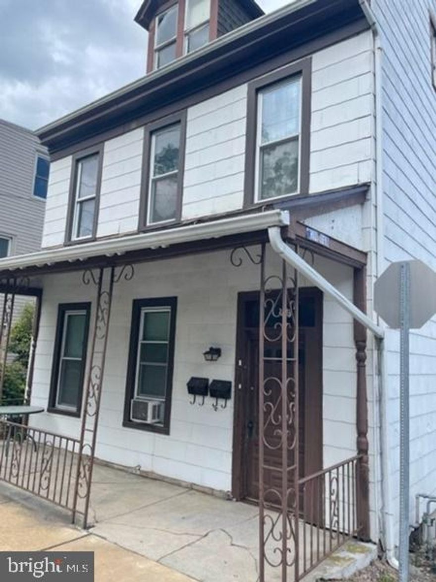 1st floor – 1 bedroom, 1 bath apartment with living room, kitchen with stove and refrigerator and dining area. Covered front porch and 1-off street parking space in rear. No pets and no smoking indoors. Tenant is responsible for lawn care and snow removal.