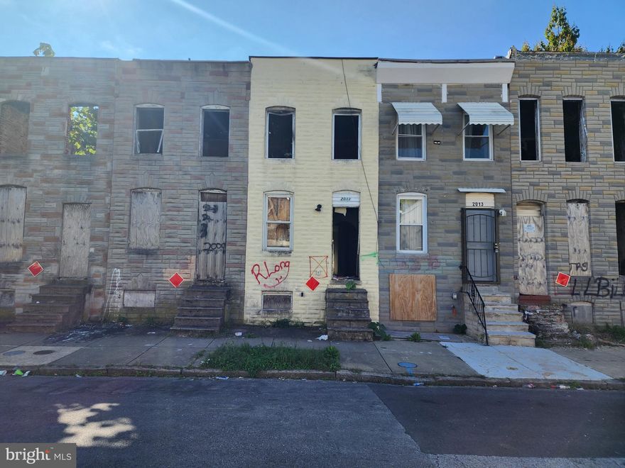 ONLINE AUCTION: Bidding begins 3/27/2025 @ 10:00 AM. Bidding ends 3/31/2025 @ 12:10 PM. List Price is Suggested Opening Bid. 2 Story Shell located in the Carrollton Ridge area in Baltimore City. Residents can enjoy the nearby attractions such as Westside Shopping Center, Grace Medical Center, Carroll Park, Carroll Park Golf Course, & West Baltimore MARC Station. Easy Access to Major Traffic Artery Wilkens Ave. Property is Vacant. Deposit: $5,000.