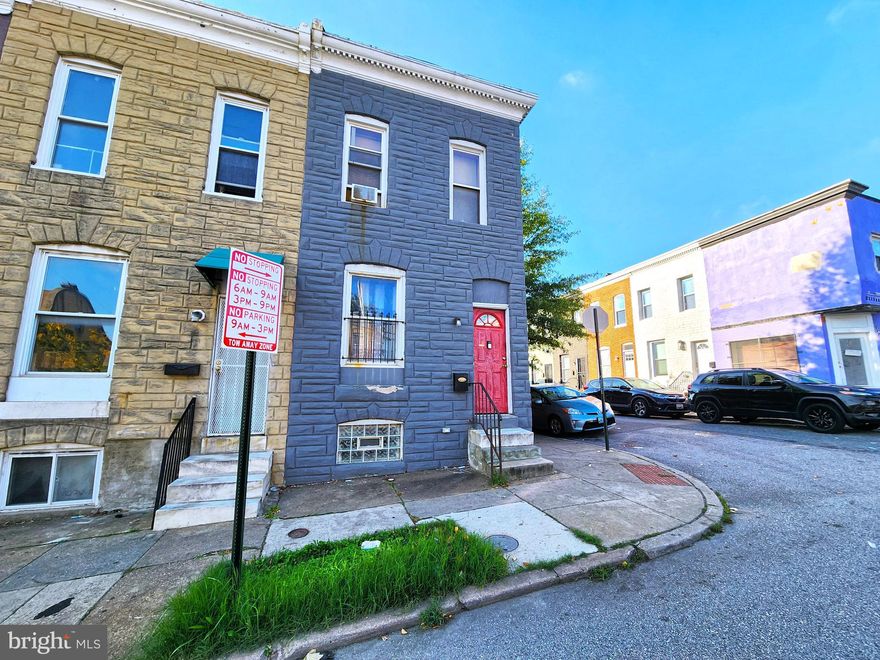 ONLINE AUCTION: Bidding begins 10/16/2024 @ 10:00 AM. Bidding ends 10/18/2024 @ 11:20 AM. List Price is Suggested Opening Bid. Deposit: $7,500.

This 2-story end unit townhouse is located in the McElderry Park area, just minutes from Johns Hopkins Hospital and Patterson Park. It offers easy access to the major traffic artery Orleans St. The property is currently rented.