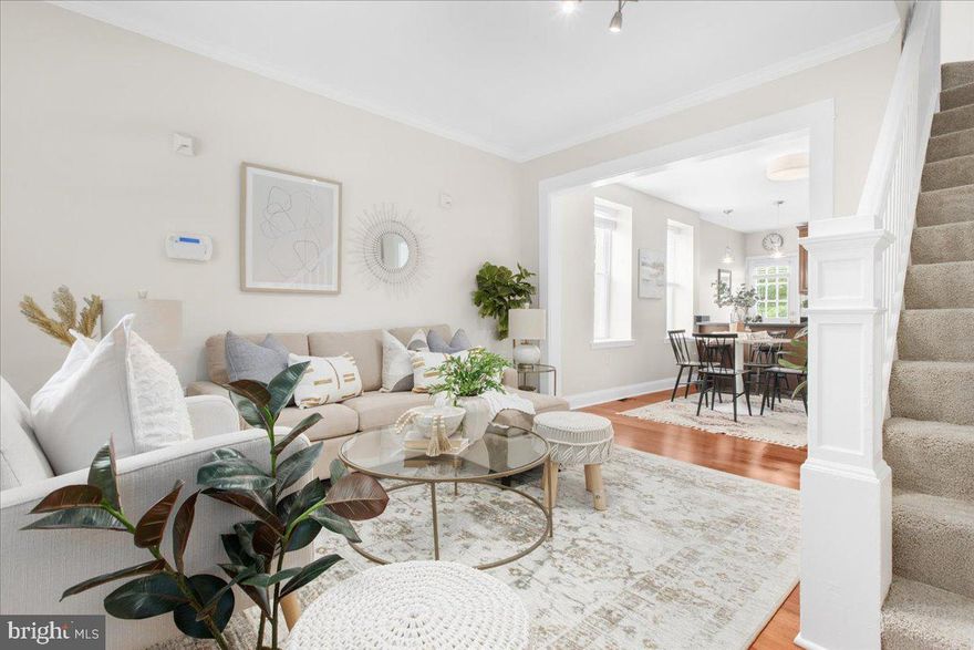 Welcome to 3149 Crittenton Place, Hampden, MD 21211! This recently updated 3-bedroom, 2-bath end-of-group rowhouse is a true gem with a range of desirable features. Step inside and be captivated by the inviting open floor plan, creating a seamless flow throughout the main living areas. The modern kitchen is a chef's dream, boasting a breakfast bar, elegant granite countertops, and high-quality stainless-steel appliances.

As you ascend to the upper level, you'll discover two charming bedrooms with vaulted ceilings, adding an air of elegance and spaciousness. The bathroom on this floor is beautifully adorned with tile finishes, adding to the home's overall modern appeal.

But the delights don't end there downstairs, the fully finished lower level welcomes you with additional space and functionality. This level also includes a fully equipped bathroom, providing added convenience.

Step outside to the deck off the kitchen, offering a delightful spot to relax and unwind while overlooking the fully fenced yard. Plus, the potential for a parking pad adds to the home's allure.

Located in the heart of Hampden, this residence enjoys the perks of a vibrant neighborhood with easy access to various amenities. You'll be within walking distance to the AVE in Hampden and a plethora of restaurants and shops, ensuring you're never far from the action.

Don't miss the chance to make this exceptional property your new home—schedule a showing today and experience the best of Hampden living at 3149 Crittenton Place!