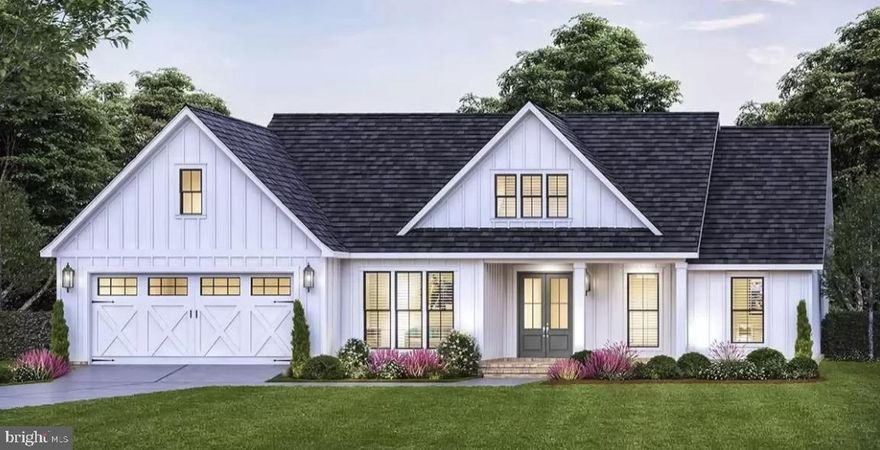 Welcome to this new exclusive community in Berkeley Springs, WV — BearClaw Estates. Prime location. Quality construction. Limited availability. Private 2 acre lots. 
This thoughtfully designed ranch-style home, “The Bellmont,” is situated on a private 2-acre homesite within this high-end community of only eight exclusive lots. Construction is starting now, offering buyers the opportunity to secure their home early in the building process.
This well-appointed floor plan features 3 bedrooms, 2 full bathrooms, and a dedicated office space. The open-concept layout seamlessly connects the kitchen, dining, and great room, creating an ideal space for both everyday living and entertaining.  With a split bedroom design. A gas fireplace finishes off the great room, adding warmth and character. The kitchen is designed with granite countertops, luxury vinyl plank flooring, and a gas stove. A full unfinished basement provides ample storage or future expansion potential. A Sunset Water Treatment System conveys with the property. The home also includes a 2-car garage, landscape package with a decorative lamp post at the end of the driveway. Each residence is equipped with a Sunset Water Treatment System. BearClaw Estates offers an elegant community entrance and a prime location just minutes from downtown Berkeley Springs, known for its historic charm, natural mineral springs, dining, shopping, parks, and vibrant arts community. While this exceptional community offers convenient proximity to town, dining, and everyday amenities, each homesite spans approximately 2 acres, providing privacy, open space, and a country setting. 
This is more than a neighborhood — it’s a place to call home.