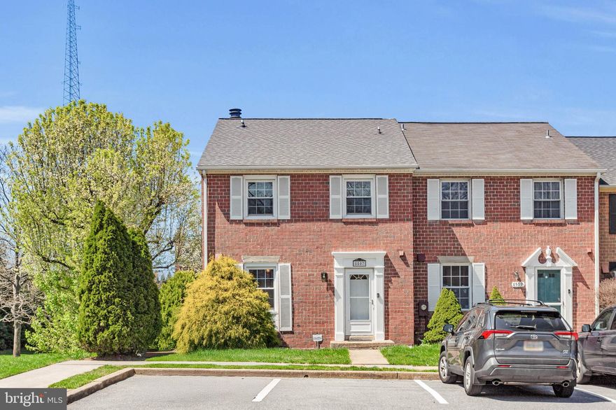 Price just reduced for this beautiful end-unit townhouse with 2 bedrooms an 3.5 bathrooms in Timber Run Valley in Ellicott City with easy access to route 100 * Freshly painted * Enter the foyer through the replacement front door * Main level powder room * Eat-in kitchen with wood cabinetry and island * Separate dining room and living room both with hardwood flooring * Living room with big slider to deck and stairs down to the fenced backyard * Upper level features 2 large primary bedroom suites with ceiling fans, dual closets and bathrooms * Finished basement with large recreation room/family room, wood-burning fireplace, full bathroom, large laundry room/storage room with shelving and separate freezer included * Lower level slider to concrete patio with storage shed and large fenced backyard * Close to shopping, restaurants, and easy access from 100 to 29 or 95 to Baltimore and DC * Howard County Schools *