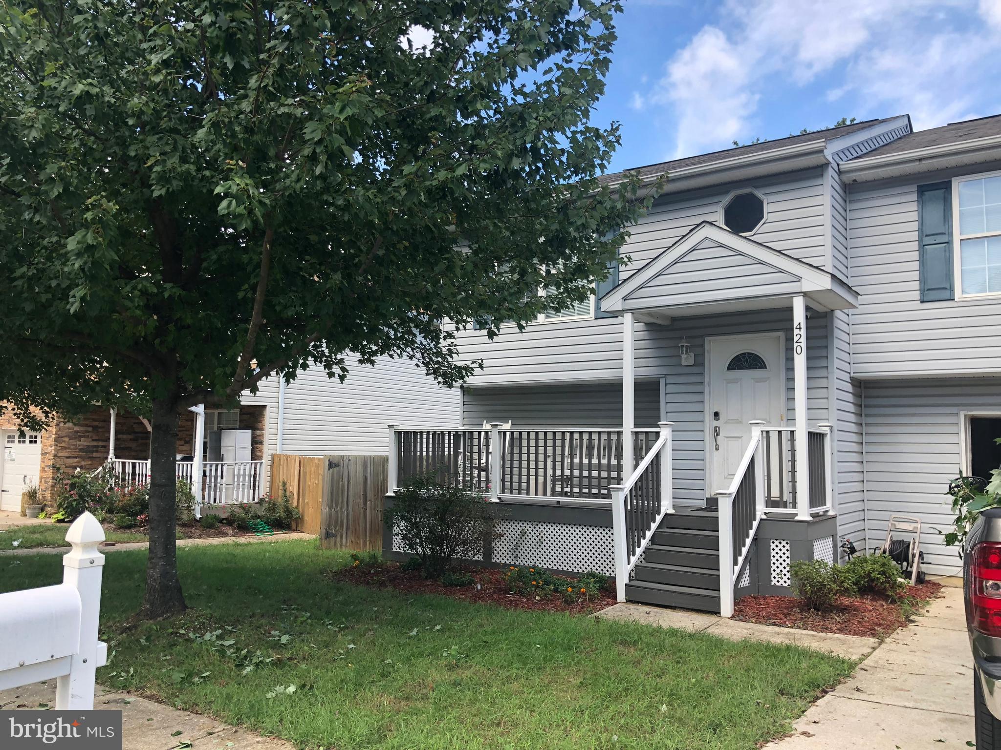 MUST SEE this 4 bedroom, 3 full bath home with brand new carpet throughout! Large eat-in kitchen with vaulted ceilings. Fully finished basement leads to a composite deck surrounded by a fully fenced yard. Garage parking. Close to the Annapolis Towne Centre and more!