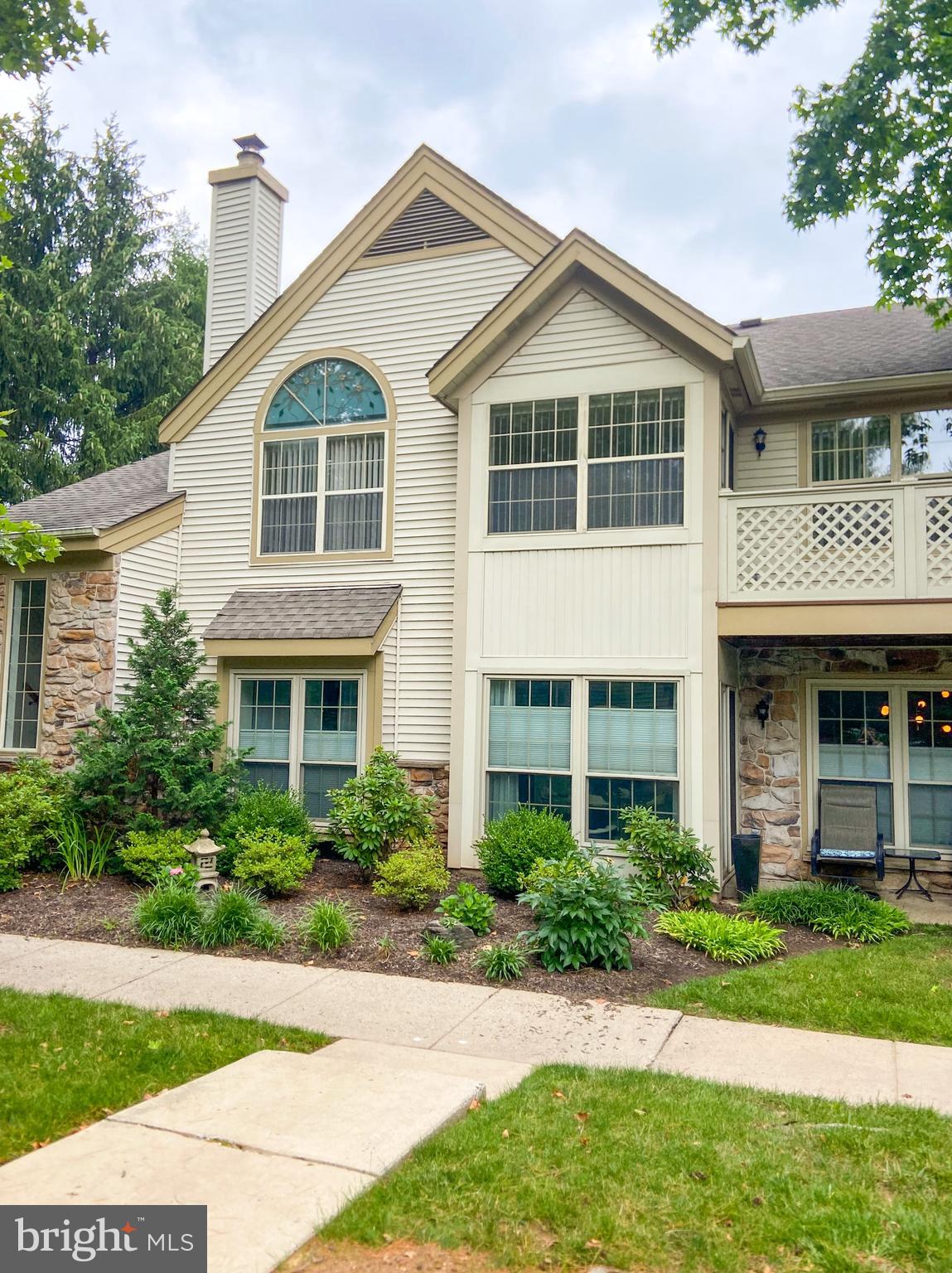 Welcome to 108 Foxmeadow Drive! This second floor condo is just the rental you've been looking for! First, enter the home and find an abundance of natural light with the floor-to-ceiling window featured in the entryway. Head upstairs to be greeted by an open floorplan, with the Kitchen, Living Room, and Dining Area all within view of one another. The Living Room will be the first to catch your eye, featuring a beautiful Arched Window, Fireplace and Vaulted Ceiling. Follow that into the Dining Area that is perfect for hosting guests, and also complimented by a hanging Chandelier, Double Window and Sliding Glass Doors. Conveniently located next to the Dining Area is the Kitchen, with tile flooring for easy-clean-up, ample cabinetry and counter space. Enjoy a raised countertop for additional seating at the breakfast bar! Walk towards the sizable Primary Bedroom and find a walk-in Closet as well as an EnSuite full bathroom. Venture to the other side of the Kitchen & Living area to find a second bedroom, complete with a spacious closet. Just outside the second bedroom you will find double bifold doors concealing your conveniently-located washer and dryer. Continue past the laundry closet to a full bathroom, complete with a vanity, storage space and tiled flooring. Let's not forget the balcony - a serene place to sit and enjoy your view of the sought-after Montgomery Brook Community. Once you have completed your tour of 108 Foxmeadow Drive, take a moment to walk around the community and see the wonderful amenities offered to you. Just across the street from the condo building is an inground Pool, Club House, and Tennis Court all available to be used by residents. This condo is located in a very convenient location, close to major travel routes such as Route 422 as well as local shopping, schools, entertainment and restaurants. This listing is one to be desired, and is bound to go quickly! Schedule your showing today!