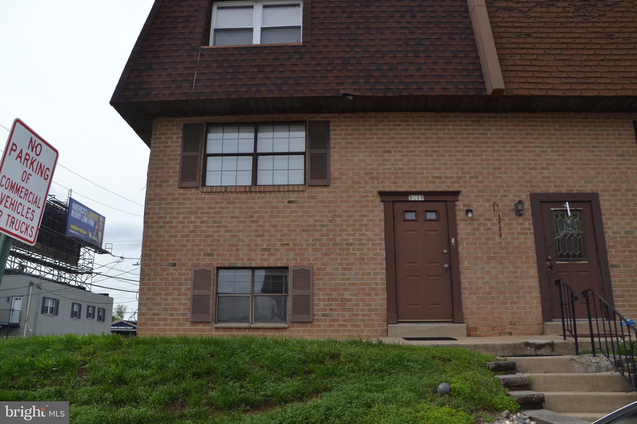 Welcome to 2419 David Dr. in Havertown Township. This unit has been completely renovated, with hardwood flooring throughout the entire unit. freshly painted walls and trim. The kitchen has been professionally done with all new cabinets, sink, dishwasher, and flooring, refrigerator included with the unit. The dining room is next to the kitchen, (there is a table that the tenant can use if needed). the bathroom has also been professionally redone with a new tub surround, toilet, and sink. and medicine cabinet. Each bedroom shows the same professional craftsmanship, new doors, entrance, and closets, plus ceiling fans. The hallway leading to the bathroom and two bedrooms has a double and single closet. Then there's the living room, spacious and has natural light in the front, to let in the early sunrise. This unit is ready for you. It has all separate utilities, plus central air. The landlord is providing each unit with their washer and dryer. There is an attached two-car garage with an entrance on the side to enter the garage space. There is storage in the garage and also in the basement. You have an entrance from the basement to the stairs leading to each unit and the front door. You cannot get any better than this unit. It is in a perfect location for just about everything. It is across the street from Lowe's, Comcast, Franklin Mint Credit Union, and the Giant supermarket. You have public transportation at your front door. Don't wait, make your appointment and make it yours—no Smoking in the unit, only outside.