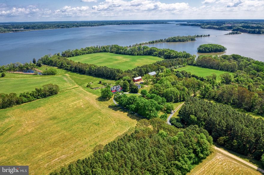 Welcome to Peppercorn Farm, one of Kent County’s premier waterfront farm estates!  Situated on over 171 acres in three parcels, including two private islands, this property also features approximately 3 miles of shoreline on the Sassafras River and Lloyd’s Creek, over half of which is deep water.  Renovated and reconstructed in 2000, the Main House features the original, restored Victorian flooring and trim, while offering modern plumbing, electric, and HVAC systems, an updated kitchen opening to an addition of a family room with fireplace, and an abundance of storage.  A wrap-around porch is the perfect place to enjoy the wildlife, water and pastoral views, and beautiful sunsets.  The Main House provides plenty of space with four bedrooms, two full baths and a powder room, formal Living and Dining Rooms, as well as a Study with a fireplace.   A renovated Tenant House, built in the 1700s, adds 2 bedrooms and a full bath.  The River Cabin, nestled on the banks of the Sassafras and constructed in 2017, provides another 2 bedrooms with a full bath, an open floor plan, and large wrap around deck with panoramic water vistas and a private beach.  A hunter’s paradise, the property has two concrete pit blinds for goose hunting, three water blinds situated on Lloyd’s Creek for waterfowl, and exceptional hunting for deer and turkey.  The farm consists of 86 tillable acres with 59.3 acres in rotating crops and 16 acres in CRP (CREP) USDA programs, as well as a 60x20 shed and a 60x40 barn.  This idyllic farm offers a chance to enjoy the Eastern Shore lifestyle with privacy, nature, and water, while only a few miles from Historic Chestertown.