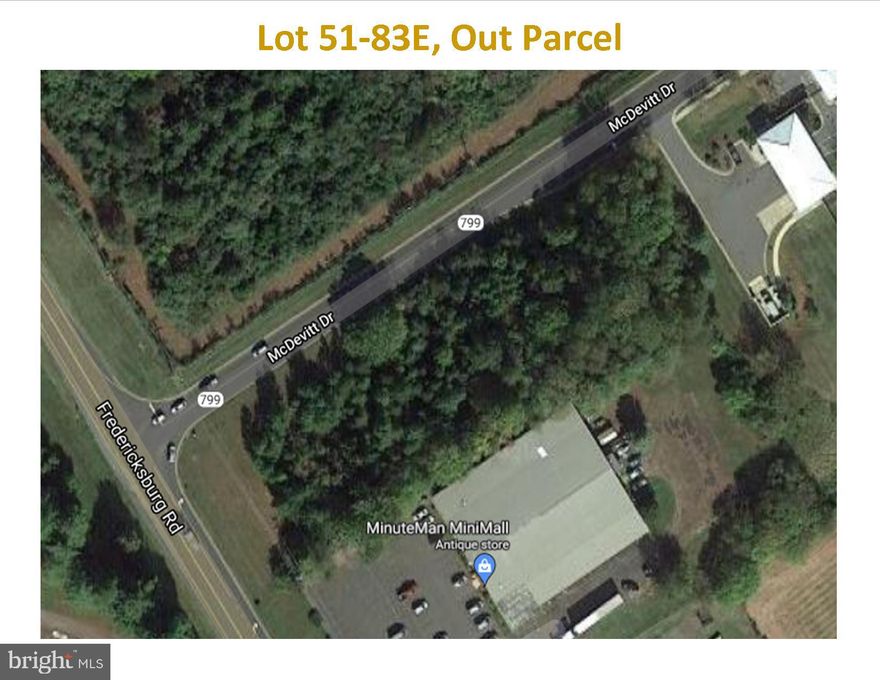 The Town of Culpeper approved Zoning change from Limited Industrial to Commercial Zoning on October 14, 2025.  Added Multi-Family use for up to 25 Dwelling Units per acre (up to 4 stories w retail on main level), Hotel / Motel and Wholesale Sales. “By Right Uses” also include Full Service Restaurant, Restaurant Carryout, Restaurant Fast Food, Restaurant Drive-Thru, Retail Store & Shop, Convenience Store, Financial Institution, Motor Vehicle Garage, Fuel or Service Station, Office Medical / Professional and more. Public Water and Sewer are available at McDevitt Drive. Over 440 Feet of Frontage on McDevitt Drive. Sited across the street from the new Culpeper Technology Campus encompassing over 150 acres; strategically located opposite Phoenix Business Park (60 Acres) and near the new Wingspread Industrial park (266 Acres); just around the corner from Germanna Community College with an enrollment of over 7,000 students. Numerous Planned Residential Developments situated nearby. New, Approved Roundabout slows traffic at your doorstep.