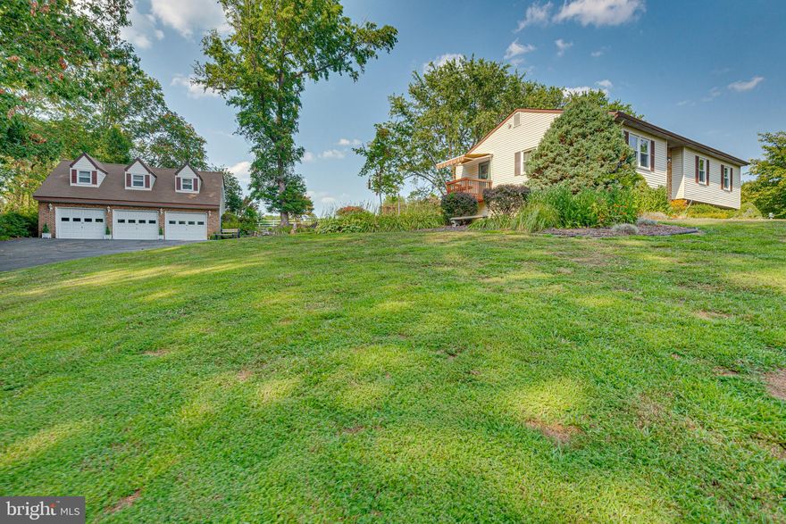 Multiple Offers in hand  .  Offer deadline 8/9 at 9 PM.   This is truly a must see to believe property.  Starting with 5.5 amazing acres  with a large barn and detached 3 car garage  with 840sqft  upper level apartment.   The main house offers 3000 sqft of living space with generous room sizes .  Light and bright lower level with walk out, 
Rough in for future bath  , Newly installed hot water heater and washer/dryer.   Included in the 5.5 acres is a separate lot  with separate tax id number.  The sellers have loved this home for 40 years now its your turn!