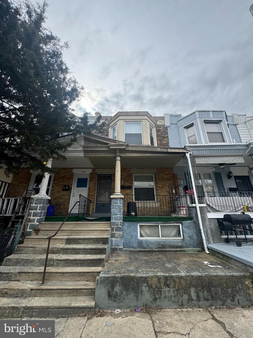 Excellent multi-family investment opportunity located in West Philadelphia. This versatile duplex is positioned perfectly for either a seasoned investor adding to their portfolio or an owner-occupant looking to offset their mortgage. The first-floor unit features 1 bedroom and 1 bathroom, and is currently tenant-occupied, providing immediate cash flow at $965/month. The spacious top-floor unit features 2 bedrooms and 1 bathroom, and is currently vacant—offering the flexibility to move in immediately or lease it out at current market rates to maximize your return on investment. Ideally situated within walking distance to the trails and green spaces of Cobbs Creek Park, and offering convenient access to local transit and amenities. Schedule your showing today to explore the potential of this solid income-producing property.