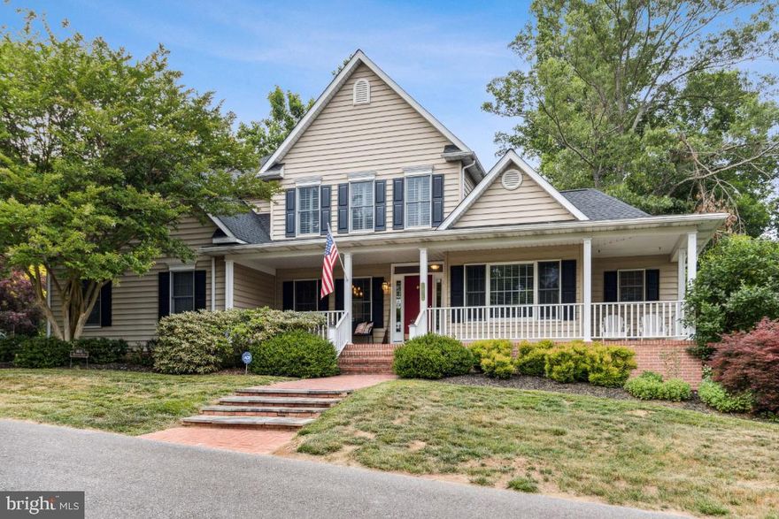 Custom built home on a private drive of three homes backing to approximately 53 acre conservancy area & Gunpowder Falls!  Walk to the NCR trail to hike, bike, swim or fish....livin' the dream!  Grand entry open from front to back of the house, open two story staircase.  Spacious two story family room with floor to ceiling stone fireplace/ insert and lots of windows.  First floor primary suite with two walk in closets, large primary bath, first floor office/ library,  huge kitchen has lots of cabinetry, granite, stainless appliances, center island and breakfast area.  Full back of house deck and screened gazebo, beautifully landscaped, private level yard.  Walk out lower level: brick fireplace, wet bar, unfinished storage area.  Perfectly nestled on a private drive with three homes.  Roof 10/22, Well pump 2/23, Water softening equipment 2022...see download for "Improvements" on the listing documents in Bright!  See floor plans at end of photos.   Yearly HOA fee is $2500.