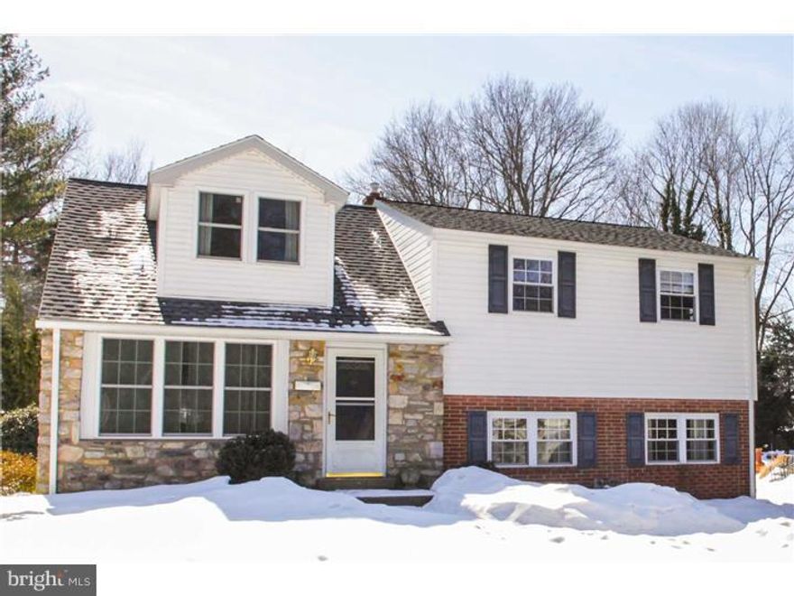 Don't wait. Owner must relocate so his sun-filled, move-in ready, 4 bedroom, 1-and-a-half bath single in popular Flourtown Gardens is now available. Beautiful large lot across from township-owned Flourtown Country Club golf course. Just in time for summer, sign up for the swim club! Relax on the covered patio and entertain in the lovely yard. The house has newer replacement windows and siding. Remodeled kitchen open to the dining area and living room. Spacious, cheery lower-level family room near laundry room and powder room. The attic has been converted to a large 4th bedroom with a distinctive dormer window addition. Springfield Schools. You will never want to move.