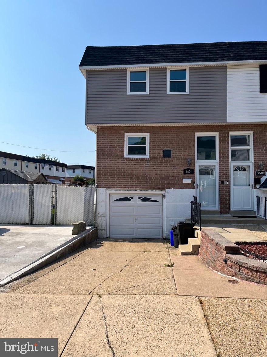Hello and thank you for your interest in 3601 Whitehall Lane! This home has plenty to offer as a corner property with an additional paved parking area and low maintenance front garden area. The roof was coated and the siding was done in 2020. Front door, back door and windows replaced in 2021/22, except for living room window. Situated in close proximity to shopping areas, highways and a park for families or the fitness activist. Come inside and walk up into the dinning room which sits right off the kitchen. The open flow leads into the living room with room to make a cozy living space that’s all your own. Upstairs you will find the three good sized bedrooms and the recently updated full bathroom with a soaking tub. Venture into the basement to see the spacious open room perfect for another living area or entertainment space. Laundry room and half bath also in basement as well as indoor access to the garage. Walk out onto the large newly paved backyard patio through sliding glass doors. The yard has a privacy fence and wraps around the house. There is an above ground pool and pool deck as well as a shed for extra storage that sits in the front of the yard. This yard could be your own private getaway! Come check it out today.