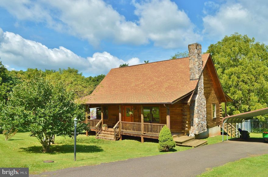 Amazing 2 BR, 2 Bath Log Home with loft and open floor plan on 1.86 acres! Gorgeous hardwood floors throughout main level, covered front and back porches, pellet wood stove, multiple other outbuildings make for a picturesque farmette! Don't miss the opportunity to rent your own little paradise! Pets are case by case basis. Processing fee $29.95 per applicant payable to The Holden Group, Inc