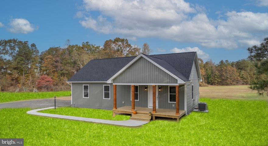 Welcome to 00 Countyline Church Rd.! This New Construction Rancher sits on a spacious 1 acre lot, and is convenient to I-95 and Route 1 for an easy commute. This home features 3 bedrooms, 2 full baths, and features an open concept floorplan. On the exterior you will find maintenance free vinyl siding(board a batten style on the front), vinyl windows, craftsman style front door, a large covered front porch, and a rear stoop. Inside you will find a large living room with vaulted ceilings and LVP flooring. This flows nicely into the kitchen that features vaulted ceilings, LVP flooring, a large island, granite countertops, and stainless appliance package. Down the hall you will find a large primary suite complete with a large walk in closet, and spacious bath complete with a double vanity, and ceramic tile shower. You will find two other large bedrooms with great closet space. Rounding out the inside is the spacious hall bath and the laundry closet. Don't miss out and put this one on your list to see today!