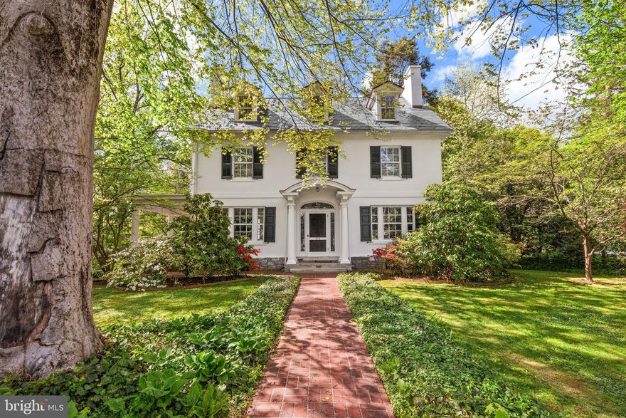 Rare opportunity to own a distinguished Colonial Revival residence designed by renowned Lancaster architect C. Emlen Urban, ideally situated in the sought-after School Lane Hills neighborhood on the edge of Lancaster City.  Set on a beautiful and expansive 0.6-acre lot with mature landscaping, flowering trees, and gracious outdoor spaces, this stately home offers timeless architecture, generous scale, and the chance to own a meaningful piece of Lancaster history.  

The current owner has made substantial investments to preserve and strengthen the property’s long-term value, including a complete slate roof replacement and professional restoration of the veranda, fitted with Sapele mahogany in 2025. Additional improvements include historically appropriate interior and exterior paint selections, restoration of original hardware and fixtures, including the installation of period correct push button light switches from Rejuvenation, as well as installation of Allied storm windows to help protect the home’s original windows while improving efficiency.

Inside, classic architectural details such as hardwood floors, built-ins, French doors, high ceilings, and a wood-burning fireplace reflect the craftsmanship of the era. The main level includes a welcoming foyer, formal dining room, spacious living room, kitchen with butler’s pantry, and easy access to the veranda and private rear patio with hot tub—ideal for entertaining or quiet mornings overlooking the backyard.

The second and third floors offer six bedrooms and two full baths, creating exceptional flexibility for guests, home offices, creative space, or multigenerational living.

A standout feature of the property is the detached, architect-designed three-car, two-story carriage house/garage, thoughtfully built to complement the original home and offering exciting future potential for a workshop, studio, storage, or possible accessory dwelling use.

Ideally located near Buchanan Park, Franklin & Marshall College, West Art, Lancaster Country Day School, as well as shopping, dining, and commuter routes.

For buyers who value architectural character, meaningful recent improvements, and the opportunity to personalize a truly special home, 318 N. President Ave. is a rare and compelling offering.