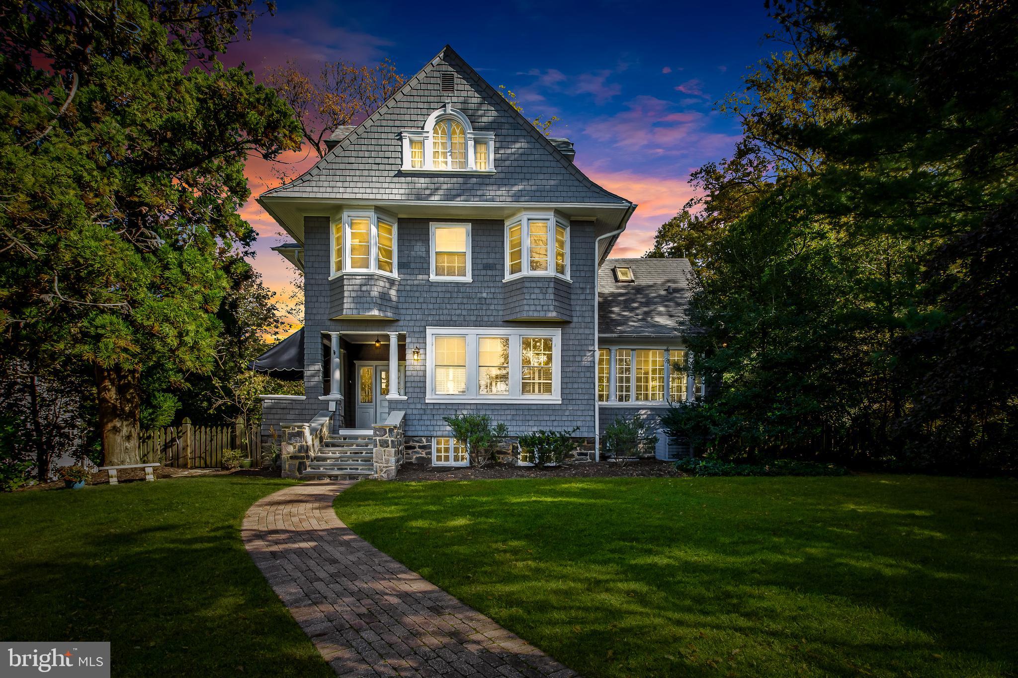 From top to bottom, this fine Roland Park home is elegant, comfortable and lives so well. Gourmet kitchen with amazing imported stove and exhaust from Italy opens nicely to dining room, light filled sunroom with huge new windows, entry hall, high ceilings, plus 3 fireplaces (2 wood burning and 1 gas). The lower level, which is not included in the public record for the overall square footage of the house, is ideal for pool tables, exercise movie night, teens and tweens. The second floor boasts stunning and spacious remodeled primary bath, 3 bedrooms, chocked full of useful nooks and crannies and a hall bath. The third floor has 2 spacious bedrooms and an additional full bath. Private fenced in back yard with patio. Ideal for lacrosse nets, 4 legged friends, urban farming and flower beds. Exterior freshly painted. Ideal location on a quiet street, yet close to schools, Roland Park Library, eateries, shops and walking paths. Enjoy!