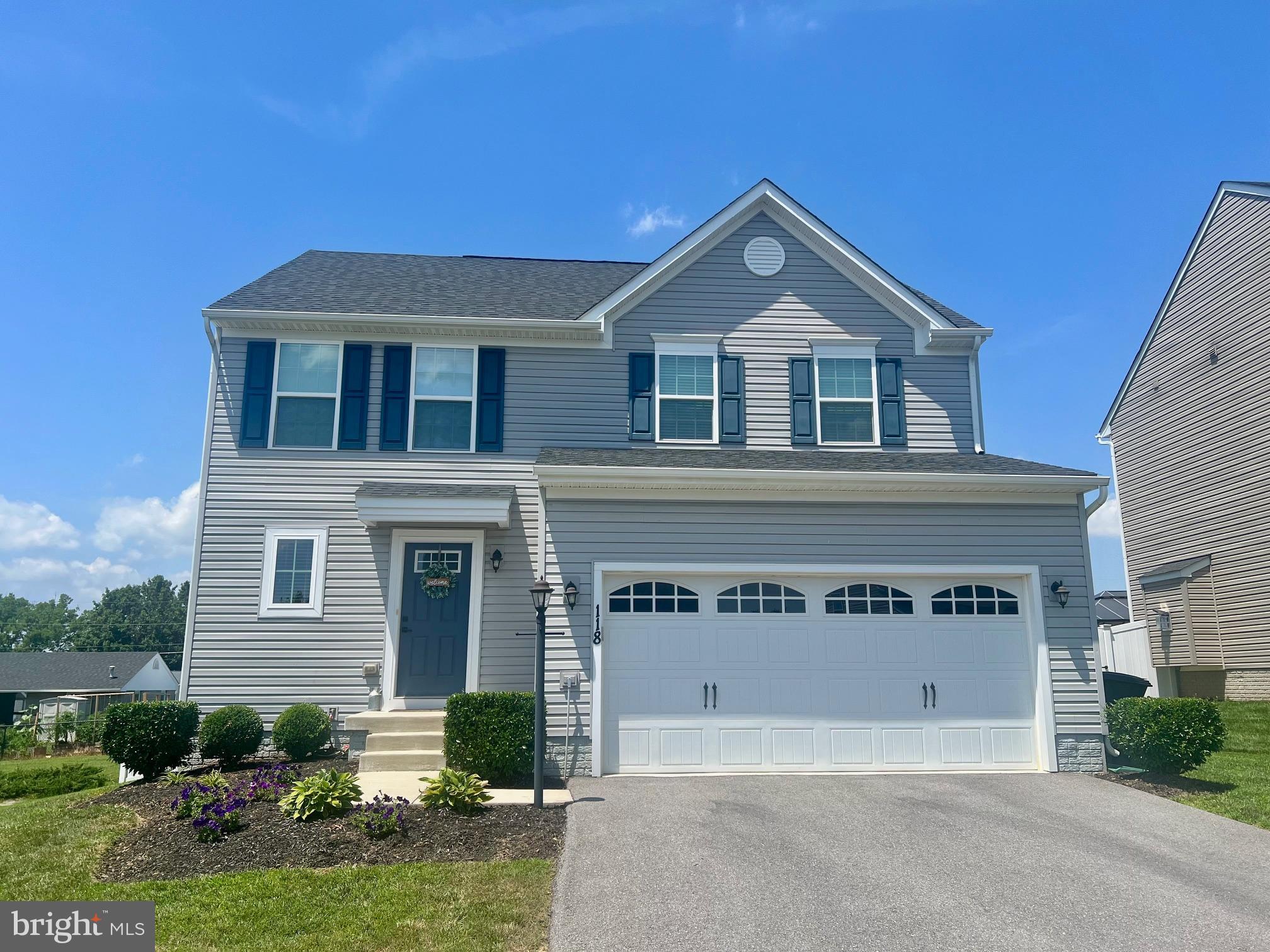 This beautiful home is located just steps from Boonsboro's Main Street in the sought-after Sycamore Run community (no HOA)! Built in 2018, this home has had just one owner and is move-in ready with 3-4 bedrooms, 3 full and 1 half bathrooms, a 2 car garage, and partially finished basement with full bathroom The open-concept main level features luxurious bamboo flooring and a kitchen with stainless steel appliances and center island. Upstairs, you’ll find a spacious primary suite in addition to 2 large bedrooms with a full hallway bathroom, and a laundry room on the bedroom-level. With a full bathroom and closet space, the lower level provides flexible space for a family room, den, movie or play room, 4th bedroom, office, or guest suite. You’ll appreciate the convenience of a mudroom off the garage, an upper level laundry, and dual zone heat pump. A large patio is accessible from the open main living area and opens to a fully fenced backyard with vinyl picket fence - perfect for entertaining (and the patio doubles as a basketball court to go with the basketball hoop included in the sale - see photo). The home includes a water softener and filter, radon mitigation, and a tankless water heater. Enjoy a walk along the community sidewalks leading you to nearby Shafer Park and downtown Boonsboro. There's no HOA and the sellers are able to move as soon as you settle and this home is located within USDA-eligible area so don't let this one get away - schedule a private showing and get your offer in asap!!! Floor plan and seller property disclosure are available on the MLS for your reference (measurements shown are approximations).