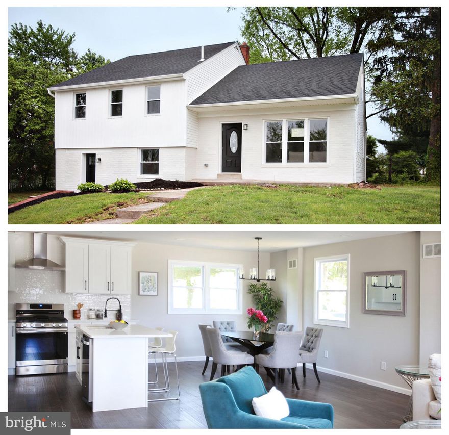 Beautifully renovated and move-in ready! Brand new hardwood flooring, new modern kitchen, custom-tiled bathrooms, new roof, new siding, new windows, new HVAC, new water heater, and recessed lighting. Gorgeous open layout, tons of natural light, designer selected paint colors. The new fully remodeled kitchen includes new cabinets, quartz countertops, crown molding, and stainless steel appliances. Owner’s suite on upper level. LOCATION! Quiet street yet still incredibly close to everything! Minutes from shopping, parks, coffee shops, restaurants, etc. This home won't last! Owner is PA licensed.
