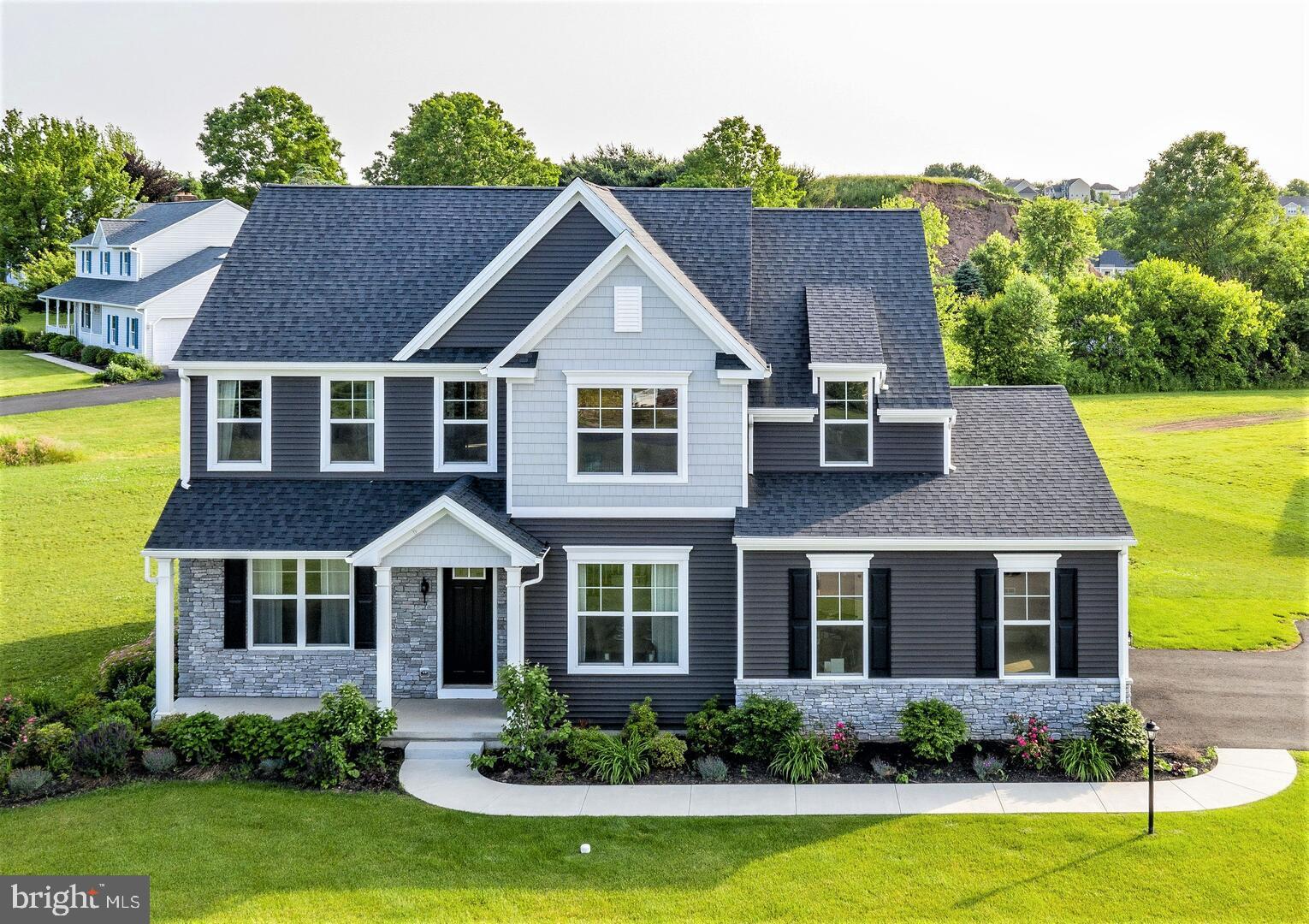 The Aberdeen boasts a grand, two-story open foyer with a U-shaped staircase. The inviting gourmet
kitchen opens to a comfortable family room with an optional gas fireplace, while the first-floor
laundry room adds convenience for the busy family. The second floor welcomes the family with
three bedrooms and a hall bath spacious enough to accommodate everyone. An elegant owner’s
retreat, complete with a walk-in closet, bath, and optional soaking tub, adds a touch of luxury.
For more than 30 years, family-owned and operated Rotell(e) Development Company has been
Pennsylvania's premier home builder and environmentally responsible land developer.
Headquartered in South Coventry, we pride ourselves in our workmanship and stand behind every
detail of each home we build.
HOUSE IS TO BE BUILT. Come to our Studio to take a look at all of the various house plans we
have available. Our plans range from ranches to cape cods to two-story homes! We also offer a
variety of options to make your home the dream you imagine! Call today and speak to one of our
Home Experts at Studio (e)! *Please Note: Pictures show options not included in the listed sales price or as a standard. Listing reflects price of the Aberdeen in the version of (e)+ series being advertised. House Square Footage: 2,282. Estimate of taxes is $7,751.05 for 2024/2025.
