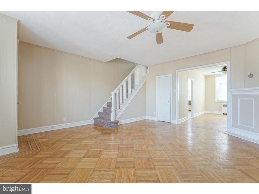 Another Mayfair BEAUTY to hit the market! Approach a solid stone & brick front with patio and green area perfect for your morning coffee and evening entertainment. Enter a sunny living room flooded with natural lighting from the large bay windows. This spacious landing has been shined with a new coat of paint and carpet up and down the stairway. Straight thru is the dining room and kitchenette area awaiting your makeup and customization! This home has three lovely bedrooms, including the front facing master bedroom. New carpet has been laid throughout each of the bedrooms. The full hall bath has been meticulously maintained and kept throughout its time. There is built in shelving in the bathroom perfect for your necessary belongings and items. If you need extra storage or an additional living space, the basement is spacious and ready for your finishing touches. Out back of the home is a slope for parking. Owner is Pa Agent. This home is a short distance to the famous Chickies & Petes, Planet Fitness, and other local malls and hotspots. BRAND NEW GAS HEATER Installed 8/27/2018