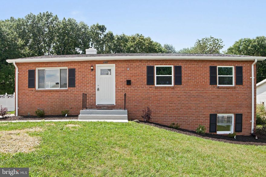 WOW - Look at all the space! Fully renovated raised rancher on large lot. Refinished wood floors, replacement windows, newer roof, heating, cooling. Renovated kitchen and baths. Main level has LR, DR, kit, 3BR and 2 full baths. Finished L/L with separate rear entrance has family room, 2BR, full bath, laundry/utility. Large fenced rear yard with shed.