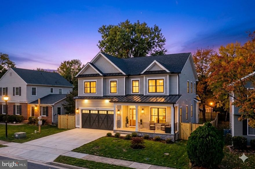 Crafted in 2022 by the highly regarded ERB Homes, this stunning residence perfectly pairs modern design with high-end finishes, featuring soaring ceilings, custom designer lighting, elegant shiplap accents, and beautiful blonde wood floors throughout. The expansive, open-concept main level is a host’s dream, effortlessly accommodating both grand formal gatherings and casual everyday living. At the heart of the home is a spectacular great room that flows into a true chef’s kitchen, which comes fully equipped with a premium Bertazzoni gas range, stainless steel appliances, a sleek white tile backsplash, and a dramatic waterfall center island. Everyday convenience is built right into the main floor, offering a spacious mudroom directly off the garage and a versatile butler’s pantry ideal for a customized wine or coffee station.

The upper level is thoughtfully laid out, housing several spacious bedrooms including a private ensuite and two bedrooms connected by a clever Jack-and-Jill bathroom with a double-sink vanity. The primary owner's suite is a spectacular personal oasis, detailed with an elegant tray ceiling, recessed lighting, a statement chandelier, and three distinct walk-in closets tailored for seasonal wardrobe and shoe storage. In the primary bath, a deep soaking tub, separate dual vanities, and an oversized glass-enclosed shower with a built-in bench offer a spa-like escape. A dedicated galley-style laundry room with an integrated sink and folding counter rounds out the top floor.

The lower level is equally impressive, presenting a fully finished basement equipped with an open family room, a massive multi-purpose room ideal for a home theater or gym, and a full guest suite complete with its own kitchenette—making it an ideal setup for multi-generational living or au pair quarters. Outside, a generous back porch looks out over a private, fully fenced backyard, beautifully framed by professional front landscaping and a striking Japanese Maple.