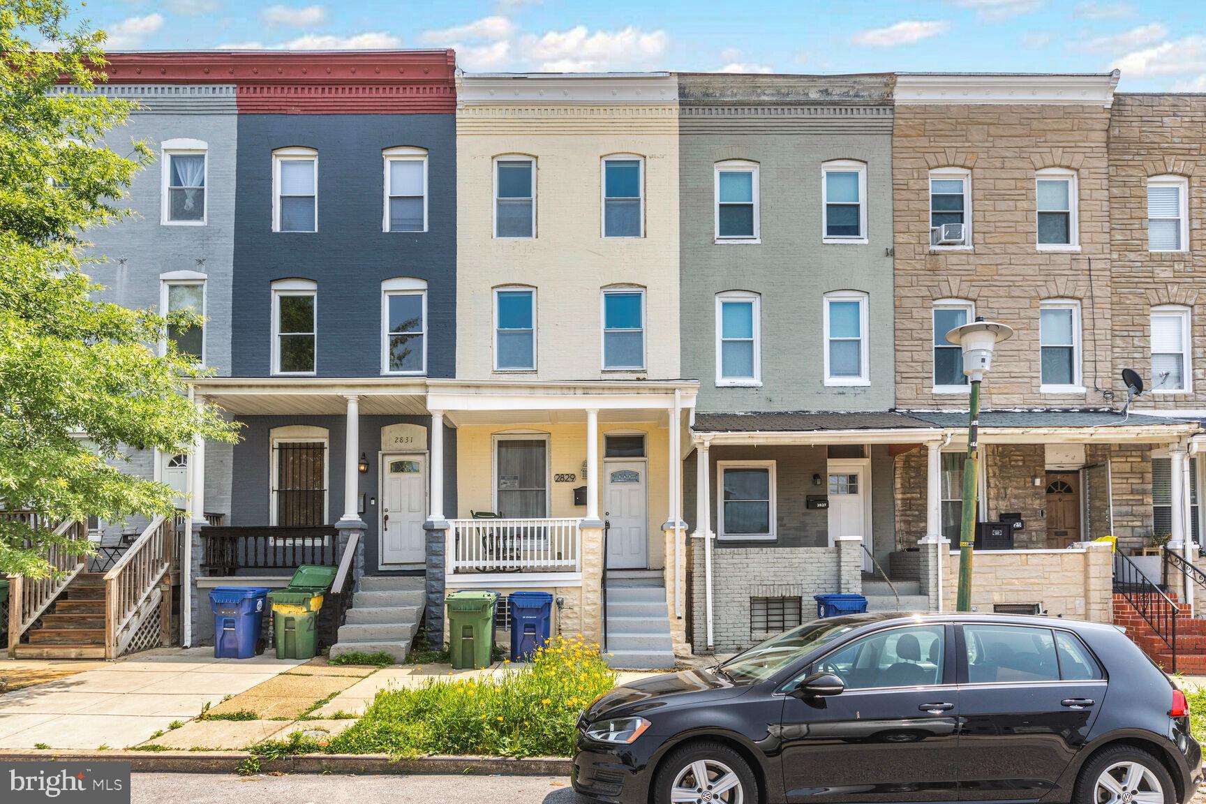 Charming interior row/townhouse offering four bedrooms and two full bathrooms, including an updated first-floor bath (2024). This well-maintained home features refreshed paint throughout and numerous upgrades: new roof (2025), HVAC system (2018), water heater (2022), windows (2018), and a refreshed porch (2021). Conveniently located near Route 83 and close proximity to Johns Hopkins University campus, a grocery store, and a local food court. Don’t miss this opportunity to live in the heart of Hampden with modern updates and everyday conveniences nearby.