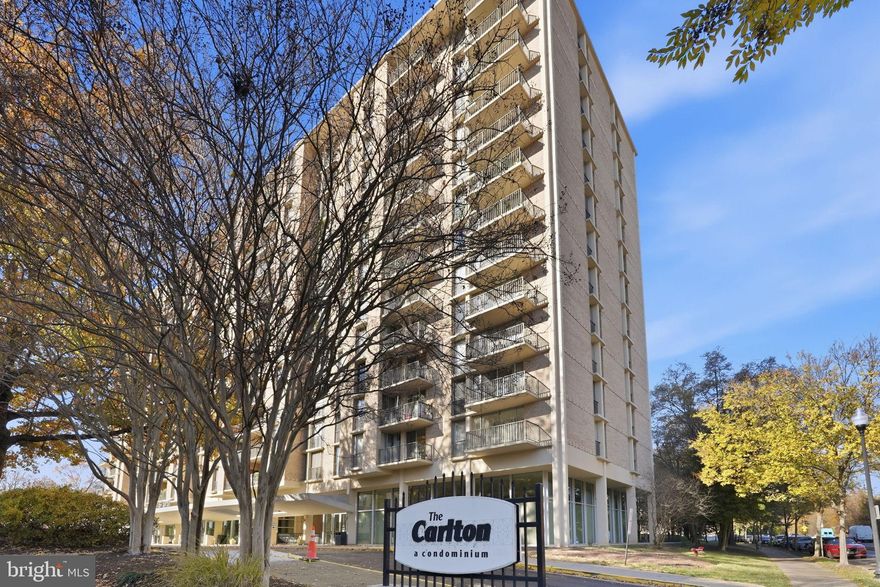 You want an updated, stylish, high rise condo in prime Arlington? This special 1-bedroom 6th-floor unit in the Carlton is for you! New luxury plank flooring and fresh paint complement an updated kitchen with new stainless steel appliances (refridgerator, microwave, gas stove/oven, dishwasher, garbage disposal) and quartz countertops. The spacious 828 sq/ft floorplan features a welcoming entry foyer, open living area, dedicated table space, pass-through to kitchen with breakfast bar, and a large bedroom separated from the rest of the apartment by a hallway loaded with storage options. The unit enjoys tons of natural light courtesy of the floor-to-ceiling windows and sliding glass door to a spacious balcony. You also have an updated bathroom, ensuring there is nothing to do here but enjoy the area’s many attractions just steps/minutes away: Shirlington, Columbia Pike, parks, library, playgrounds, W&OD trail, and Crystal/Pentagon City. Super easy access to I-395, Reagan National Airport, Downtown DC, and TONS of public transportation options (ART bus right outside). 

The Carlton, with a recently renovated lobby and common spaces, is loaded with amenities including 24 Hour Concierge, an Olympic-sized pool, a Fitness center, a Sauna/Steam Room, a Jog/Walk Path, and tennis Courts. 

Condo fee includes all utilities and a reserved garage parking spot near the elevators.