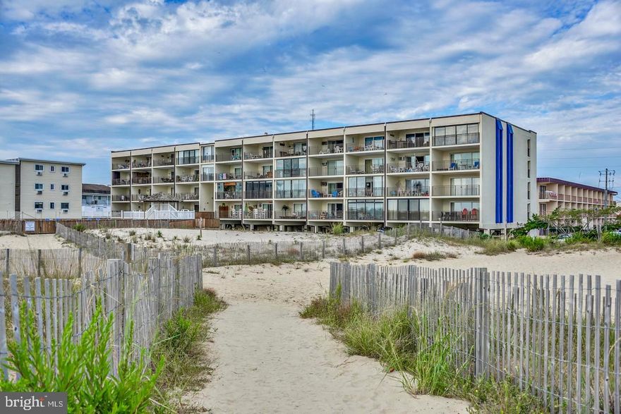 Don't miss this top floor oceanfront condo unit at the BeachLoft Condominium in Ocean City! This unit features an open floor plan with hardwood and carpet floors, a nice sized kitchen with appliances, a large living-dining combo with wide slide glass doors that leads to the balcony overlooking the pool and the breathtaking view of the ocean,  a spacious bedroom with built-in closet and a full bath with soaking tub. The BeachLoft Condominium offers its residents an elevator, an under building parking, and a private community indoor pool. This place is an awesome mid town location that is close to many restaurants and ocean attractions,