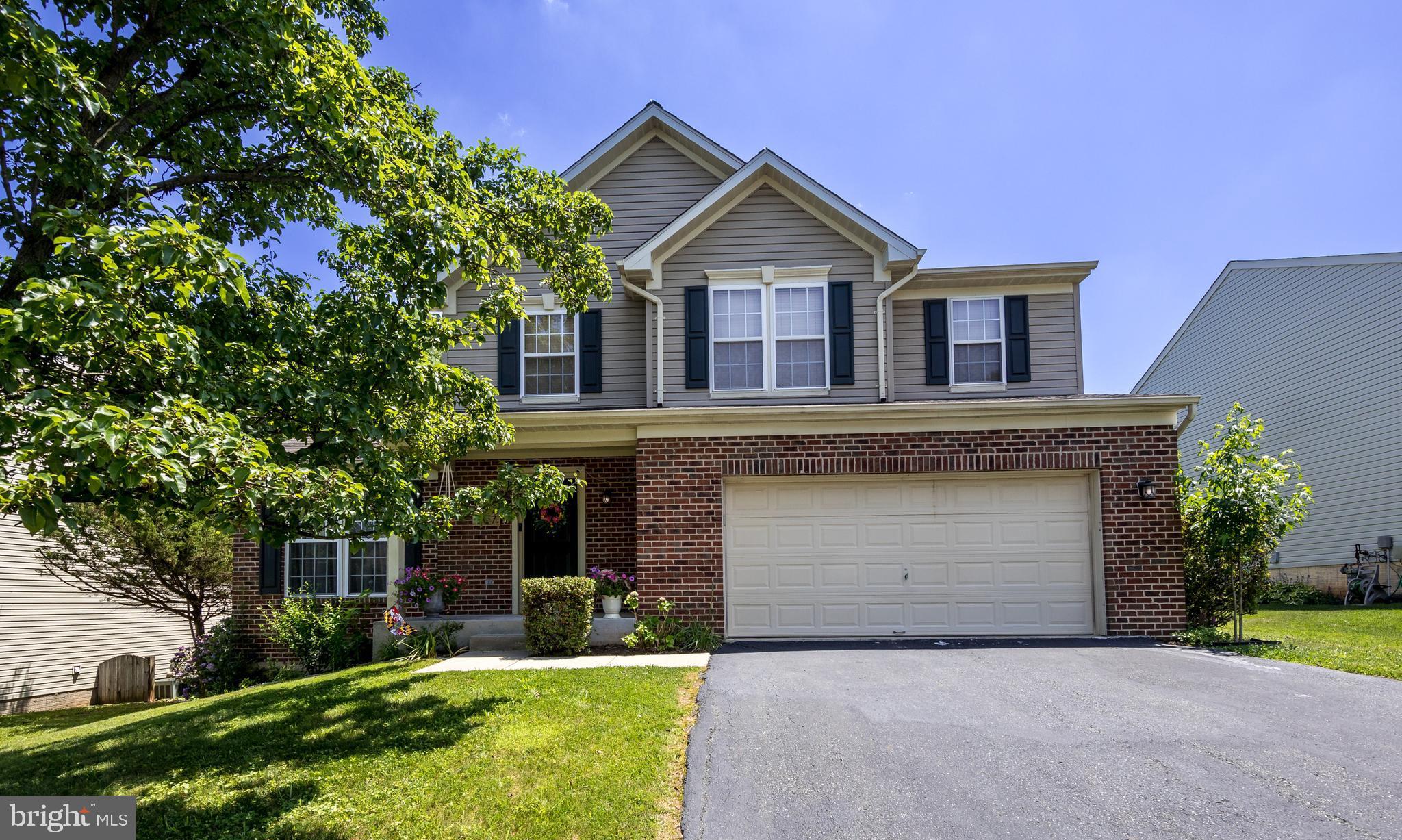 Welcome home to 307 Powdersby Rd in the welcoming and desirable Gunpowder community*This brick-front colonial boasts 4 spacious bedrooms, 2 full baths, 2 half baths, and a convenient 2-car garage*As you enter from the front porch, you're welcomed by a spacious foyer that opens to a formal living and dining room*The country kitchen features a center island, granite countertops, stainless steel appliances, and ample space for a kitchen table*A large family room offers warmth and comfort with a gas fireplace set against a beautiful stone hearth*Step into the screened-in porch, which leads to a generous deck and a fully fenced backyard—complete with two storage sheds and a fish pond*The upper level features a spacious primary suite complete with a walk-in closet and an en-suite bath, offering a double vanity, soaking tub, and separate shower*Three additional generously sized bedrooms and another full bathroom provide plenty of space for family or guests*The lower level is partially finished and includes a convenient half bathroom, a dedicated storage room, and a walk-up exit to the backyard*This flexible space is full of potential and just waiting for your finishing touches to make it complete*Recent updates include the roof, a 1-year-old AC unit, and a recently replaced water heater & fresh paint*The quarterly HOA fee covers common area maintenance, snow removal, and trash service*Conveniently located near Route 40 and I-95, this home is perfect for commuters and offers easy access to shopping, dining, and major destinations*This home is priced right and ready for its new owners—don’t miss this great opportunity!
