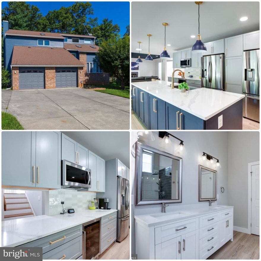 Stunning! The entire house was beautifully remodeled from top to bottom. Located in the Bonnie Brae community! Everything is brand new (2022)! You will fall in love with this house when you walk in! Brand new kitchen with top quality cabinet, appliances and large island with quartz countertop leads you to 6 Panels glass doors to give you a fantastic green view. Open kitchen with a living room, separate dining room and the main level offers a study room with a full bathroom. Bright upstairs offers a huge master bedroom with double shower bathroom, second bedroom with loft for the playroom, another additional bedroom with a phenomenal bathroom and laundry room. The basement offers a study or library room with another family room for entertaining. There is a mounted Samsung TV on the main level living-room and basement family room. LVT throughout the entire house! Huge deck with Gazebo and the private back yard for grilling and outdoor fun! Everything in the house uses top quality supplies and is designed by the owner to live a convenient life. Highly rated school zone. If you want to live in a top-quality house even if you are renting the property, then come and check this property out!