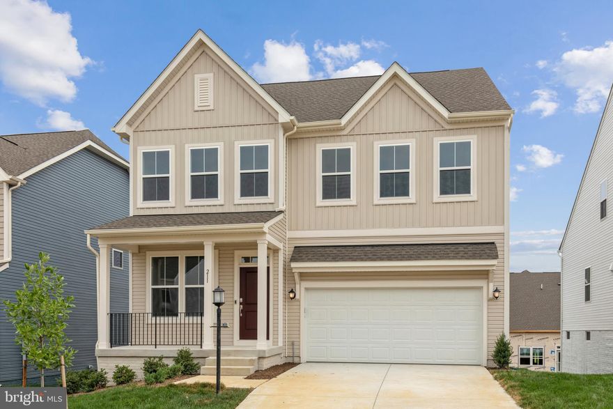 ESTIMATED DELIVERY: OCTOBER 2025!
Welcome to the Ashton at Red Clover Meadows! The first floor of this two-story home opens up to the living room at the front of the home and the kitchen, breakfast room and Great Room at the rear, creating various spaces to host special gatherings. The kitchen in suited with stainless steel appliances, Barnett Maple cabinets in Slate, and beautiful white ornamental granite countertops. Upstairs is a luxe owner's suite with an en-suite bathroom and dual walk-in closets, along with three secondary bedrooms for residents and overnight guests and a versatile loft. Working from home has never been easier with a spacious home office included!

Don't miss the opportunity to own this exceptional home in Ranson, WV. Experience the perfect combination of comfort, style, and functionality. Schedule you’re viewing today!

Photos are for illustrative purposes only. Prices do not include closing costs and other fees to be paid by buyer and are subject to change without notice. This is not an offer in states where prior registration is required. Void where prohibited by law. Copyright © 2022 Lennar Corporation. Lennar, the Lennar logo are U. S. registered service marks or service marks of Lennar Corporation and/or its subsidiaries. Date 02/22