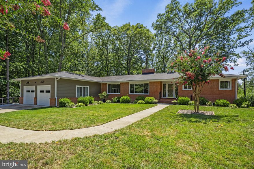 Discover the epitome of modern living in this charming all-brick rambler nestled on a sprawling 1.3-acre sanctuary of privacy. Situated in a remarkably convenient location, this home offers the perfect balance between tranquility and accessibility. Meticulously and thoughtfully remodeled, every corner of this residence exudes elegance and contemporary flair. Step inside to find a harmonious fusion of style and comfort, where natural light dances across the open layout.  The heart of the home boasts a kitchen with top-tier appliances and sleek finishes, seamlessly flowing into inviting living spaces.  Outside, embrace the serenity of your own private oasis. The expansive grounds provide ample space for outdoor recreation, gardening, and endless possibilities. Two sheds adds both functionality and charm to the landscape, serving as a versatile space for storage or creative endeavors.  Whether you're seeking serenity or an entertainer's paradise, this home delivers.