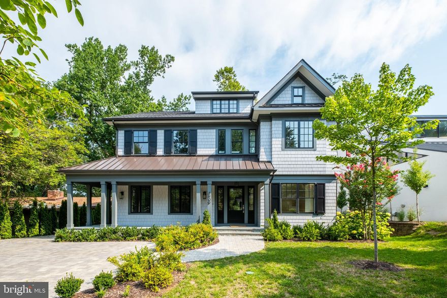 COMPELLING NEW PRICE for this  beautifully constructed and appointed, 2019-built  high-end NEW house in sought after SOMERSET in Chevy Chase.  This special property checks off everything on a buyer's wish list including a thoughtfully-designed floor plan with excellent flow & proportions, beautiful light, fine finishes and custom-built appointments throughout. The 6BR/6.5 BA house of approx. 7200 total  s.f., plus detached two-car garage, covered deck and balcony, has everything in the right place: Four large BR's, each with an en suite BA on the 2nd floor including an incredible owner's suite w/ private balcony; beautiful 3rd floor BR suite and office; great lower level;  and a GORGEOUS, large, top-of-the line kitchen with grand, four-seat island , adjoining large informal dining/breakfast area and large adjacent  large family room with FP opening to covered deck. There is separate front entrance to a terrific mud-room. PLUS there is a proper living room and separate large formal dining room with custom butler's pantry, all off a gracious central hall w/handsome wide, light-filled staircase. Please see FLOOR PLANS.  Conveniently located just north of the DC line, the special enclave of The Town of Somerset is over 100 years old (see townofsomerset website) and offers a community swimming pool, tennis courts, basketball court and more. Short walking distance to METRO,  the Capital Crescent Trail, and nearby shopping. Tennis court now open.