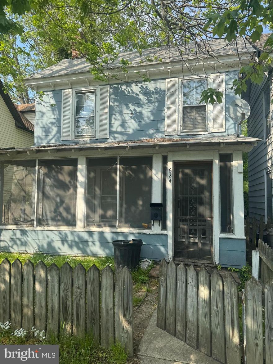 Step into the charm of historic Chestertown with this 2BR/1BA home full of potential.  Featuring a screened front porch, spacious layout, and rear alley access, this property is perfect for investors or visionary buyers. 
 Located just blocks from Washington College, the Chester River, downtown shopping, and restaurants, this home offers the ideal setting for a full-time residence, Airbnb, or long-term rental.  With some renovation, you can restore it's original character and create serious value in a highly walkable, waterfront community. 
 Sold as-is.  No repairs will be made by Seller.  Bring your contractor and your imagination— historic opportunity awaits!