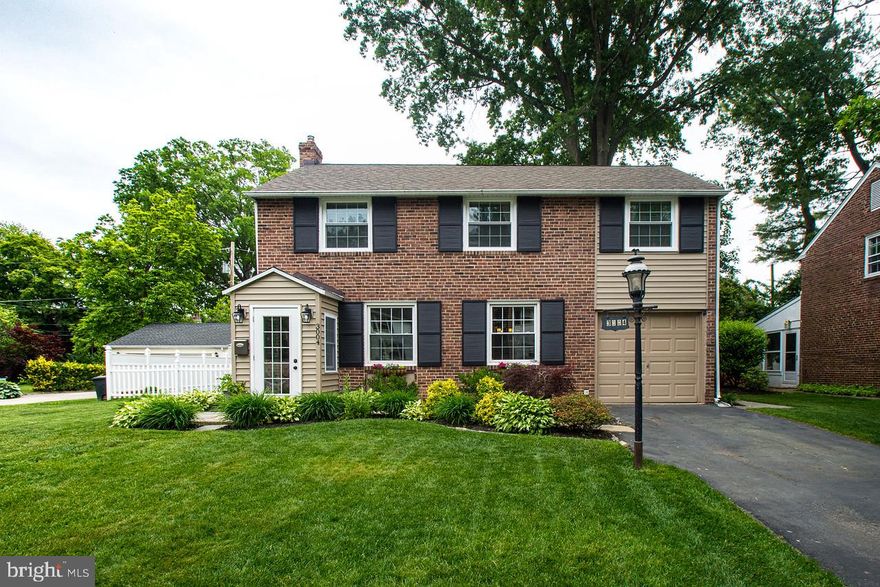 Another fabulous Whitemarsh Hills home! Welcome to this charming Red Brick, 2 Story, Immaculate Home.  It is also beautifully landscaped.  This house has a Living Room with built-in Bookcase/Cabinet and a Closet, large Formal Dining Room with closet and a "to die for" newer Kitchen. This was built as an addition. This room is a "Homeowner's Dream" with granite, many, many cabinets, small bookcase for all your cookbooks, built in D/W. Microwave, and Refrigerator. There is a small alcove with Powder Room and Laundry Area. The Kitchen offers doorways to an unfinished  Basement and a Fabulous, covered Patio, lovely backyard fully fenced in.  There is also a quaint looking Shed to keep your garden tools. 2nd floor has  4 Bedrooms or 3 Bedrooms and a  large Playroom or Office. There are ceiling fans and  good closet space. The Bathroom has been redone with marble. Also replaced were the windows, roof & HVAC system. living in Whitemarsh Hills is the "icing on the cake". It is a small neighborhood with winding roads, pretty gardens, kids, pets, friendly neighbors and it epitomizes "Pride of Ownership". Lafayette Hill is a few miles from trendy Manayunk, historical Chestnut Hill, Main Street Ambler and of course Conshohocken. There is also great access to Trains, Buses and Main Arteries...Turnpikes, Expressways and Blue Rte.