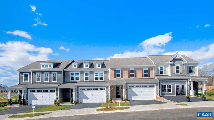 New Phase and New Homesites Just Released. Charlottesville's Best Selling Community the last 2 years. This new Main Level Living Townhome will check every box and its brand new! Western Rear exposure for tons of beautiful sunlight. Now is your chance to live good life here at Brookhill Villas. Close by to everything and only moments to downtown. The Eva features soaring 10' Ceilings on main level, 2 car garage, Upgraded stainless Steel GE appliances, Quartz Kitchen and Bath counter-tops, Hardi Plank exterior siding, 14x11 patio, and Huge Loft, and remarkable streetscapes that welcome you home. Our homebuyers can't wait to call Brookhill their new Address! Makes this your special invitation to visit soon! Must see for the best value/location in Charlottesville! Similar photos. November/December Delivery.,Painted Cabinets,Quartz Counter,Solid Surface Counter,White Cabinets