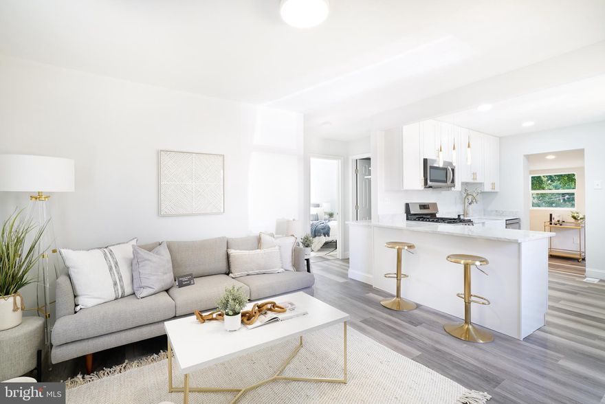 This is the home that you have been waiting for! A gorgeous completely renovated from top to bottom 3 Bedroom, 2 Full Bath home with over a 1,500 square feet of living space including a fully finished basement.  A chef's kitchen to include Stainless Steel appliances,  Marble Countertops and lots of cabinet space.  All NEW Everything, New Roof, New Water heater & More!  Private parking in the rear driveway & a large back yard for family gatherings.   Amazing location, walk to Capitol Heights metro station - convenient to downtown DC, Capitol Hill, 295, Anacostia River Park, RFK Stadium.