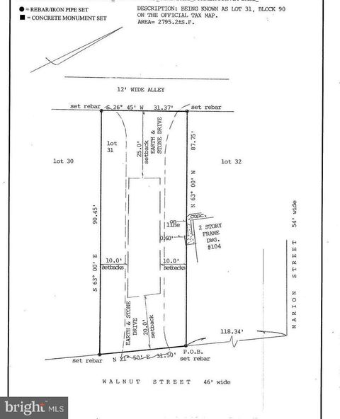 Vacant Land For Sale - 102 Walnut Street<br/> Cumberland County, BRIDGETON, NJ 08302