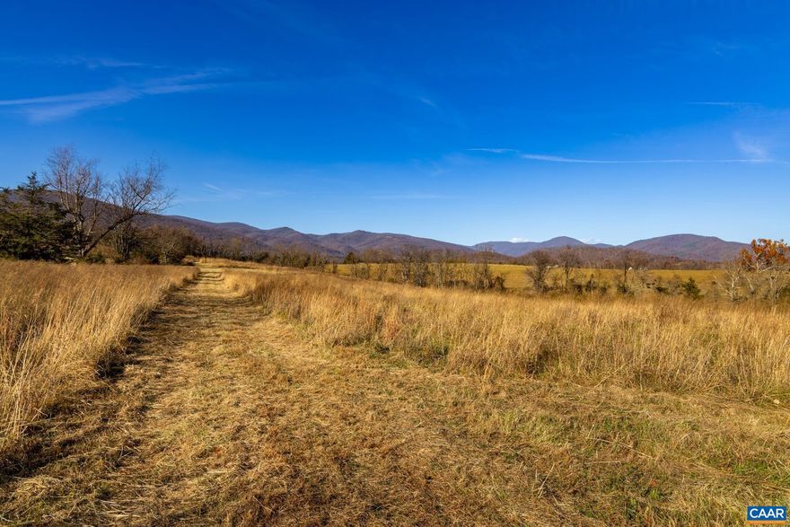 Nestled in the heart of the coveted South River Valley, this remarkable 55-acre parcel boasts breathtaking views of the Blue Ridge Mountains from multiple potential home sites. With 30 acres of open pastures and 25 acres of serene woodland, the land offers a harmonious blend of natural beauty and agricultural potential. A rare opportunity in an area celebrated for its preserved farmland and sweeping vistas, this property is ideally suited for a conservation easement and includes 18 valuable division rights. Whether you're envisioning a private estate, a legacy farm, or a thoughtfully planned development, this land provides the canvas for something truly special. Property last surveyed in 2016. Check out the video tour!