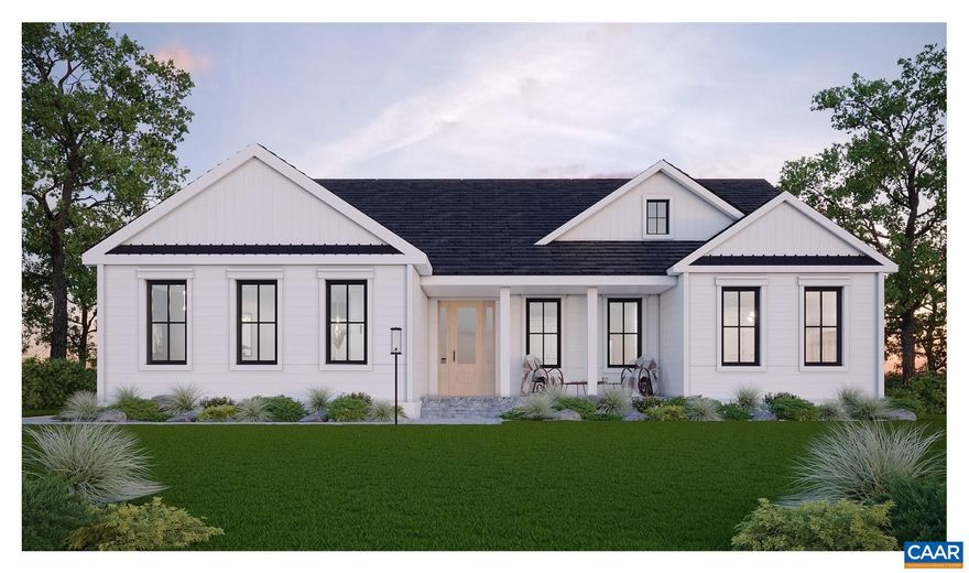 New Construction on 3 wooded acres in the heart of Ivy just 15 minutes to Charlottesville.  Come and build your dream home with custom level finishes on this private lot.  The James plan features a unique dual- primary bedroom layout with both main floor and second floor suites.  The open floorplan allows for tons of natural light and the main floor office is a great place to work from.  All the secondary bedrooms are large and there is a jack and bathroom layout.  The second floor has a walk-in laundry room and unfinished storage above the garage.  A basement is an option on this lot.  Standard finishes include: real hardwood floors, tile in all the bathrooms, granite or quartz in kitchen and baths, full inset cabinets, Kohler plumbing fixtures, Pella wood framed windows, upgraded insulation, 2x6 wall construction, upgraded electrical service for car charging and too much more to list.