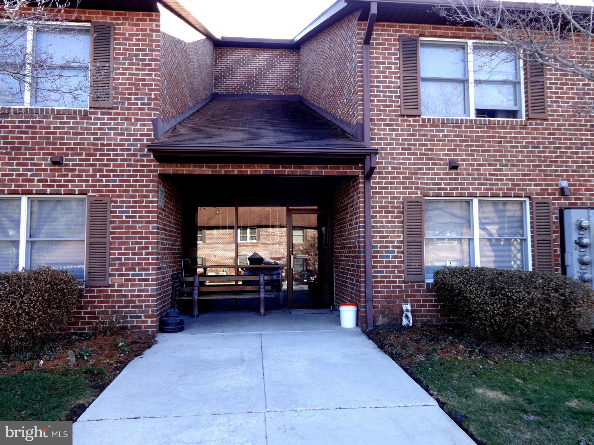 Nice two bedroom one bath condo on the second floor that backs to quiet space. Newer appliances, Pergo floor throughout. Washer and dryer. Lots of parking out front. Easy to show. Close to Frederick shopping and schools. Call today for your showing.