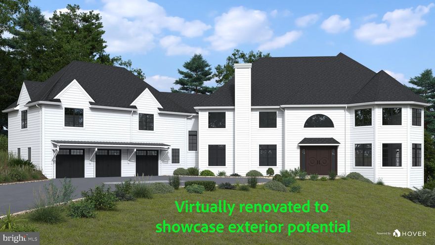 Please note: the seller is offering this home at a reduced price to reflect the need for window and stucco replacement, giving the next owner the opportunity to enhance and personalize the property further.

Welcome to this expansive, custom-built home on a quiet cul-de-sac abutting to 16 acres of open space in the prestigious north side of Gladwyne, just minutes from Philadelphia Country Club in one of the Main Line’s most coveted locations.

Step through the grand foyer into a light-filled interior with soaring ceilings, walls of windows, and open-concept living that’s ideal for everyday living and entertaining. To the right of the entry, discover a gracious in-law suite with a full bath, a formal powder room, and an oversized home office with a stunning octagonal sitting area—surrounded by windows and natural light. To the left of the entry, the formal living room flows into the eat-in kitchen, which boasts two walk-in pantries, abundant cabinetry, and seamless access to the elegant formal dining room with soaring ceilings and oversized windows. A second powder room and multiple storage areas complete the main level. 

Upstairs, the luxurious primary suite features multiple closets, a spacious ensuite bath with dual vanities, a jetted soaking tub, large walk-in shower, and private water closet. The suite also includes a spectacular sitting room with an octagonal wall of windows—ideal for a private lounge or reading space.

The walk-out lower level is bright and cheerful, featuring sliding door that open directly to the rear yard and pool. Perfect for entertaining, this space includes a warm gas fireplace, custom built-ins, a wet bar, and its own powder room. A private ensuite bedroom with large closets provides an ideal space for an au pair, adult child, or extended-stay guests. Additional storage areas offer excellent organization potential.

Outside, enjoy a fenced backyard oasis with an in-ground pool, complete with a slide. The home’s setting—adjacent to acres of protected land—offers a tranquil and private backdrop year-round.

This is an exceptional opportunity to own a grand, thoughtfully designed home in one of the most prestigious neighborhoods on the Main Line.