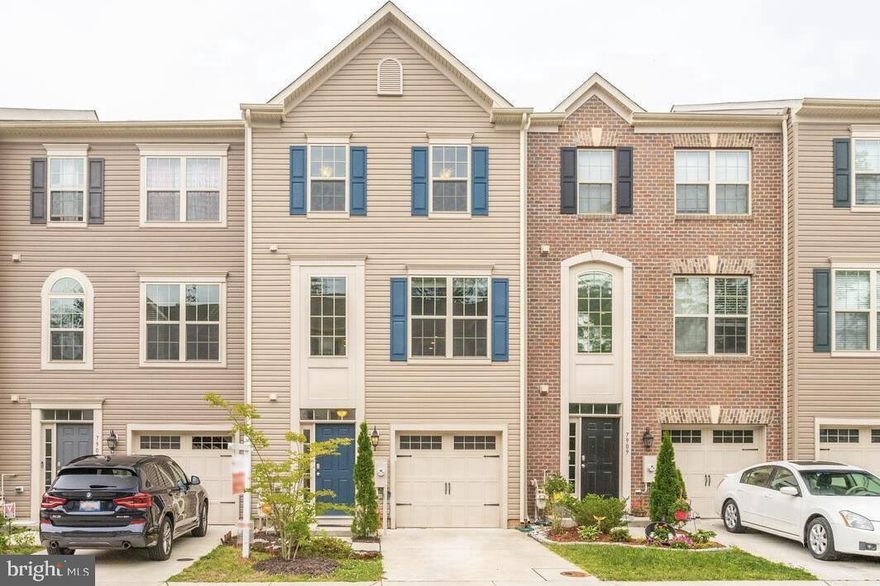 Tucked away on a peaceful dead-end street, this charming townhome invites you to discover a life of comfort and convenience. Embrace luxury living in this meticulously maintained 2018 townhome that boasts over 2,500sqft of thoughtfully designed living space, complete with a one-car garage. Step inside, and you’re greeted by a spacious living area that flows seamlessly into a modern kitchen, where culinary creativity meets practicality. The bright, welcoming kitchen offers plenty of prep and storage space, with a sit-down island perfect for quick breakfasts or catching up with loved ones. Surrounded by parks, tennis and basketball courts, and abundant shopping and dining options await just minutes away at Marley Station Mall. This home is in a prime location, with easy access to major highways, Ft Meade and the Beltway. Schedule a tour and see all the impressive features of this home in person!