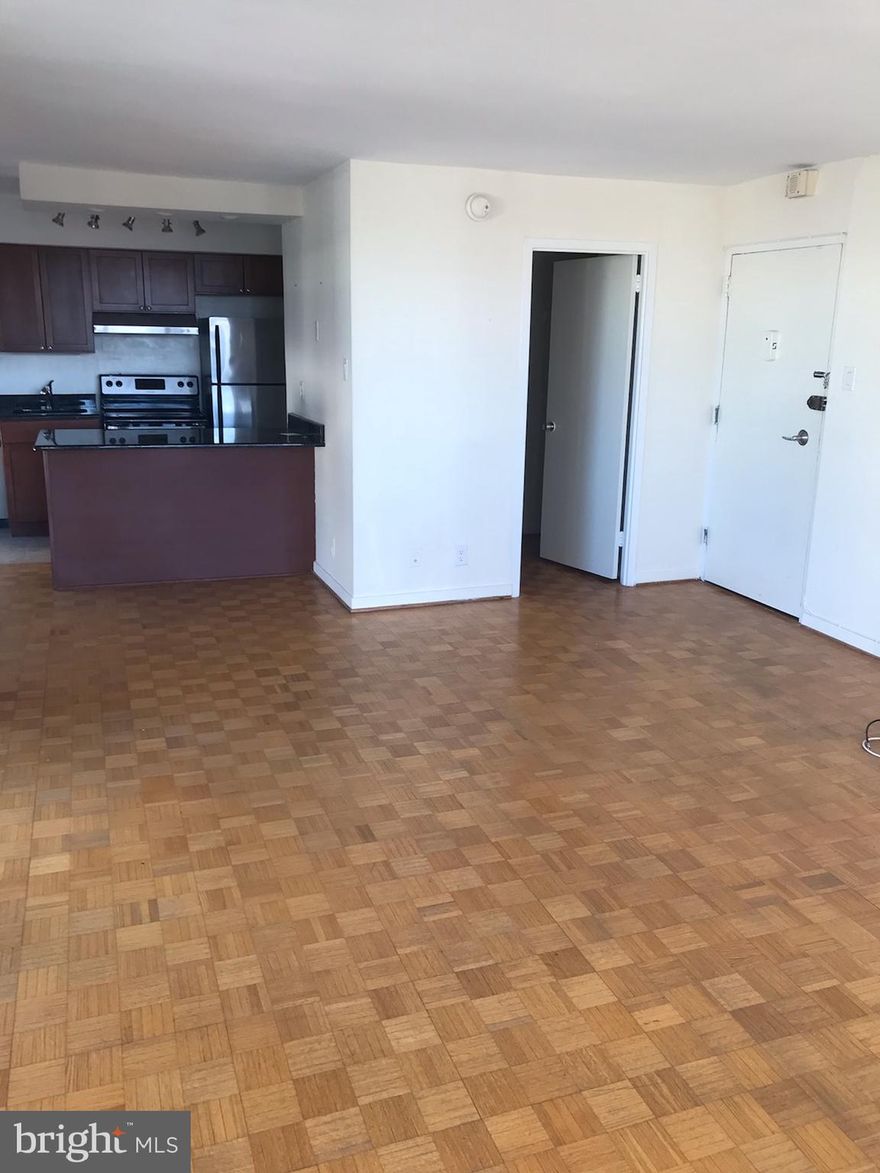 Bright and updated studio with a private balcony and beautiful sunset views at The Dorchester! Enter into the spacious great room with two walls of windows showcasing western and Center City views, ample space for every day living and entertaining, parquet wood floors, and access to the private balcony, perfect for enjoying a morning cup of coffee. Open to the great room is the fully updated kitchen with dark wood cabinetry, granite countertops, stainless steel sink with disposal, tile floor, and stainless steel appliances. There is a dressing area with excellent closet space that leads to a renovated bathroom with white vanity, tub shower with marble-like tile, and upgraded tile floor. Residents of The Dorchester enjoy a twenty-four hour doorman and all utilities are included in the condo fee except basic cable/internet. Use of the building’s state-of-the-art fitness center, seasonal rooftop pool club, and valet parking in the building’s underground garage are available for an additional fee (subject to availability). No pets permitted. Location is everything...Rittenhouse Square was ranked the 6th best neighborhood in North America with 175 restaurants and 199 retailers within a three block radius. Be within close walking distance to the Market Street office corridor, The Avenue of the Arts and University City. 30th Street Station and Philadelphia International Airport are only minutes away.