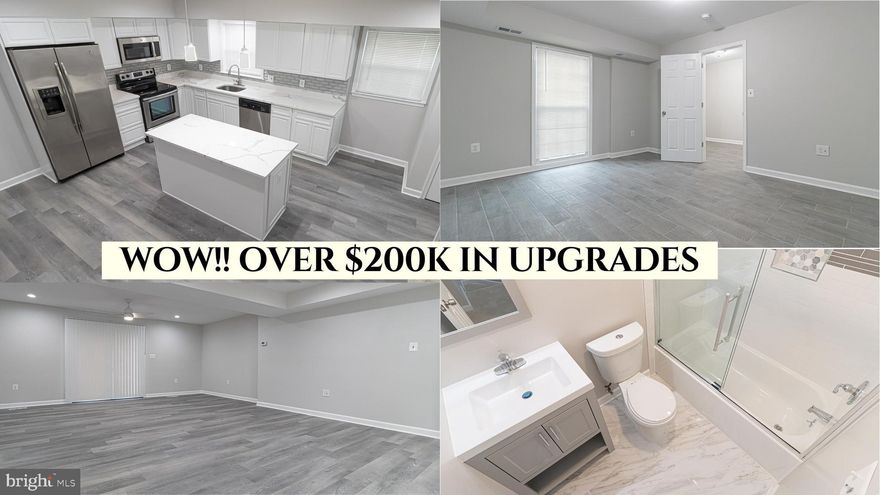 accepting back ups WOW!! $200K PLUS IN RENOVATION!! Completely remodeled with the most premium materials and the best quality workmanship - All new led light fixtures throughout. All new windows and doors throughout

Gorgeous open kitchen , premium water proof laminate throughout home. Spectacular Italian tile all throughout first floor. 

All new bathrooms , private spacious fenced back yard with ample storage.

Attic completely finished with plywood for storage plus new walk up ladder.
AMAZING LOCATION! CLOSE TO THE BEST SCHOOLS ,SHOPPING CENTERS AND PUBLIC TRANSPORTATION