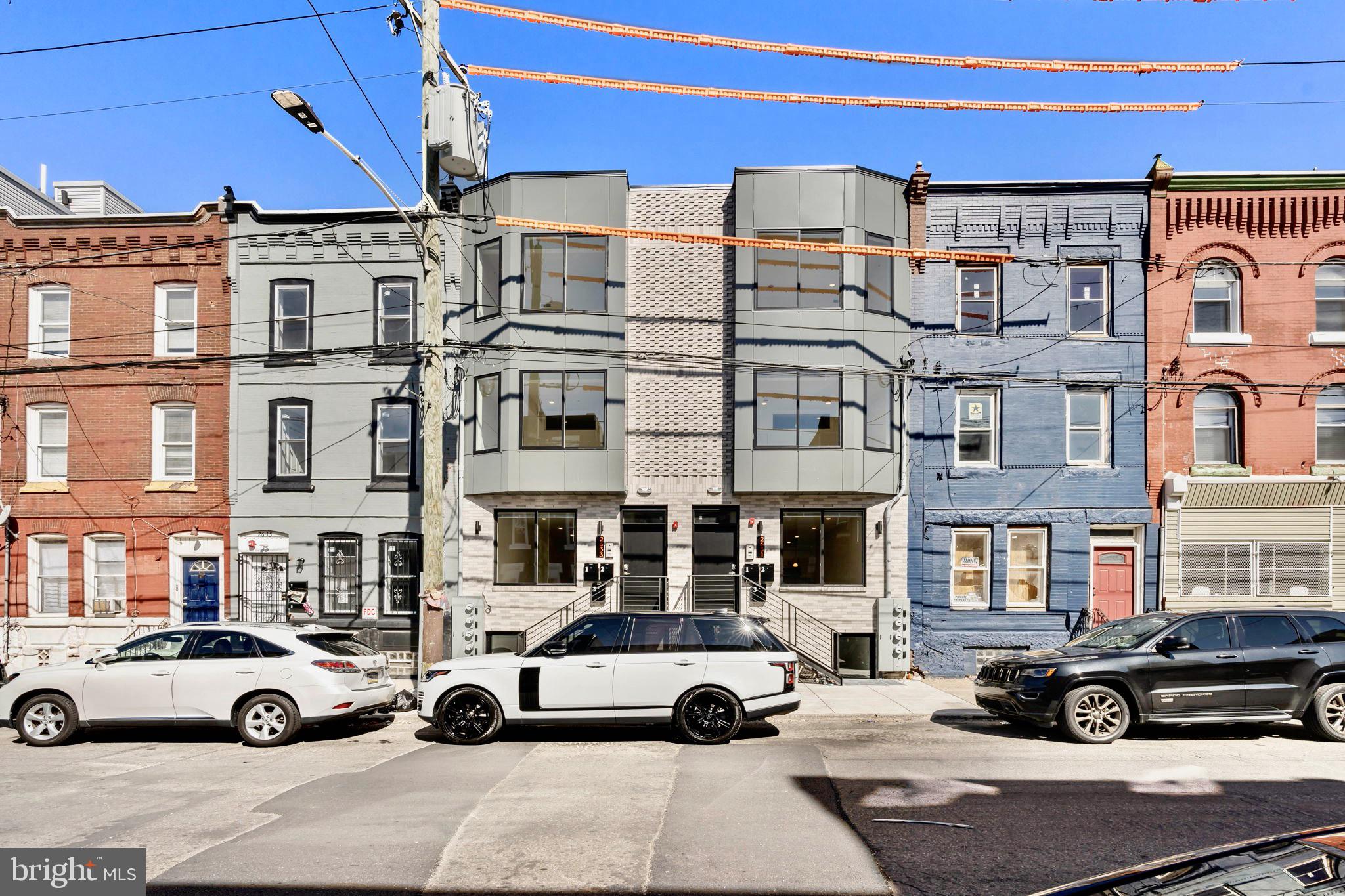 Introducing, The Cecil Twins, featuring 6 (SIX) Modern NEW construction apartments, perfectly designed by KCA design associates. With a mixture of (TWO) 3bd | 3Ba, (TWO) 2bd | 1ba and (TWO) 2bd | 2ba apartments. All apartments feature a flexible floor plan + Outdoor Space, High ceilings, large windows and an open contemporary feel. Wide plank floors & recessed lighting. All kitchens are home to shaker-style cabinetry, subway tile, quartz countertops, stainless steel appliances. There is ample closet space and in unit Washer / Dryer. Located in one of the hottest neighborhoods in Philadelphia, Brewerytown. Great opportunity for first time home BUYER | INVESTOR | 1031 EXCHANGE. In a great location for commuters, it takes just minutes to get to Center City or University City. There are several Septa routes nearby, and all major highways are easily accessible. Only steps away from Fairmount Park the developing Girard Avenue, Green Eggs Cafe and Aldi. Easy access to the Art Museum, Whole Foods, 30th Street Station, Boathouse Row, Fairmount Park, Kelly Drive and I-76. This Property comes with *** 10-YEAR TAX ABATEMENT*** and 1 yr Builder Warranty.* Schedule your private tour today!