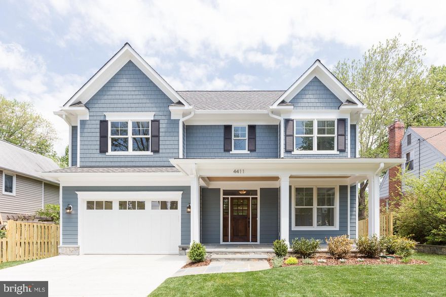 Beautiful completely new custom home with 5 bedrooms, 4.5 baths and a great yard built by acclaimed local builder Brian Kehoe. Luxury finishes smack in the heart of Kensington and blocks from Parkwood Elementary! Unbeatable deal for a new home of this size in this location! Great access to Metro, downtown Bethesda and an easy commute into DC!